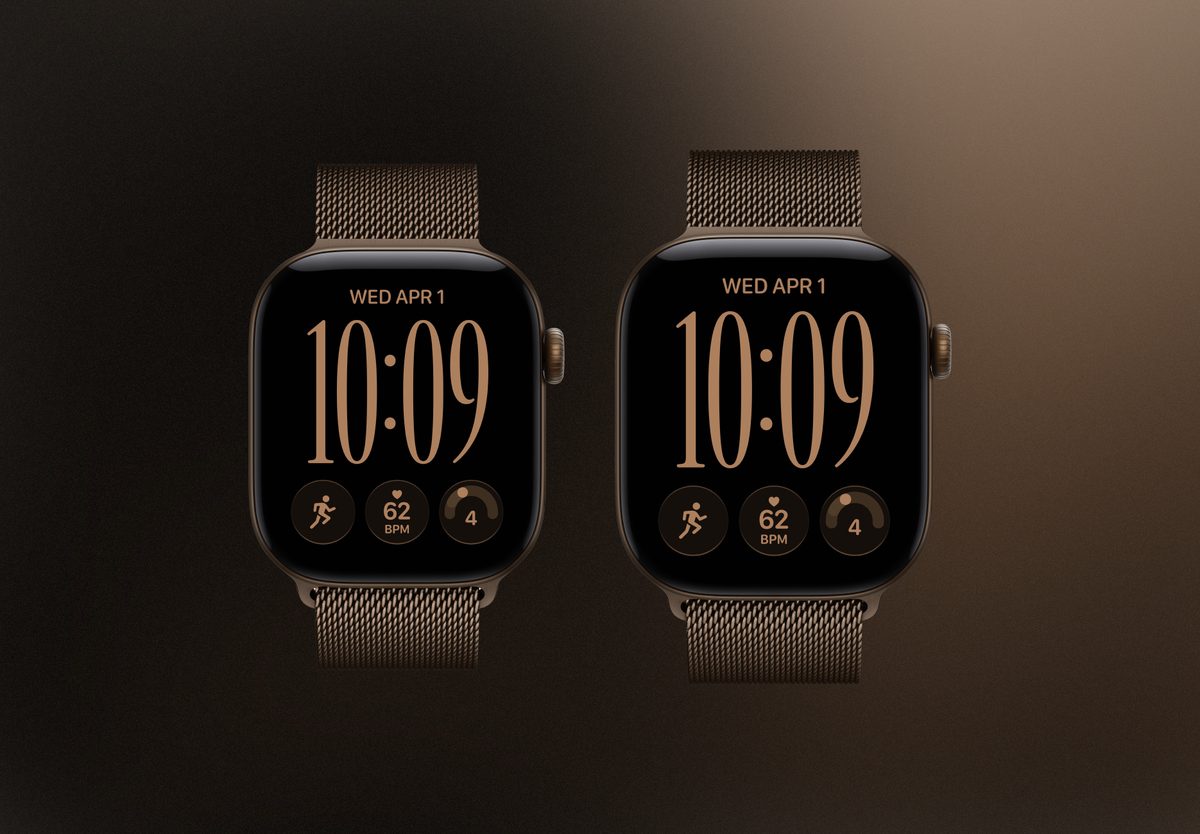 Умные часы Apple Watch Series 12 46mm Dark Bronze, Milanese Loop Dark Bronze, M/L, фото 6