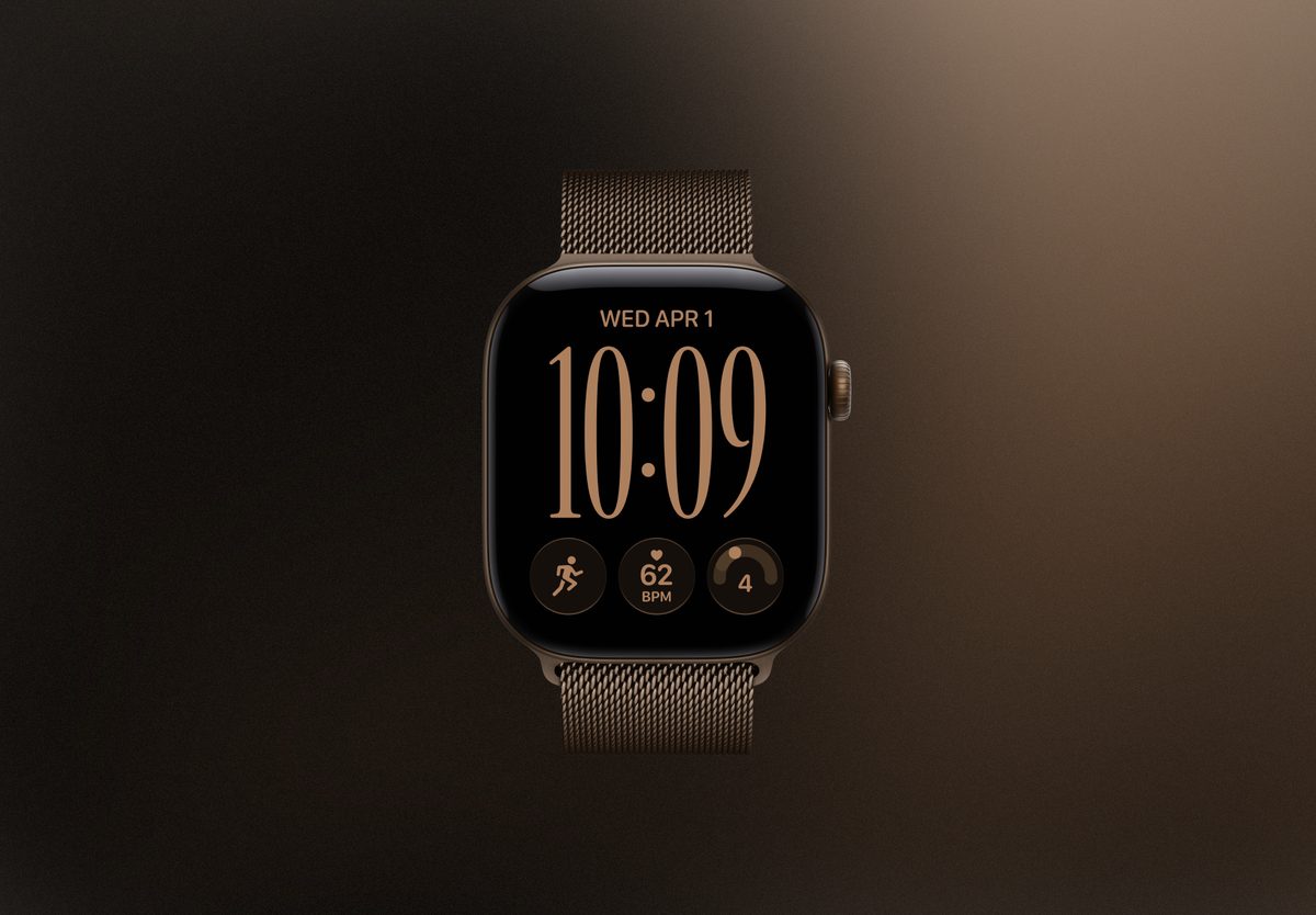 Умные часы Apple Watch Series 12 46mm Dark Bronze, Milanese Loop Dark Bronze, S/M, фото 3