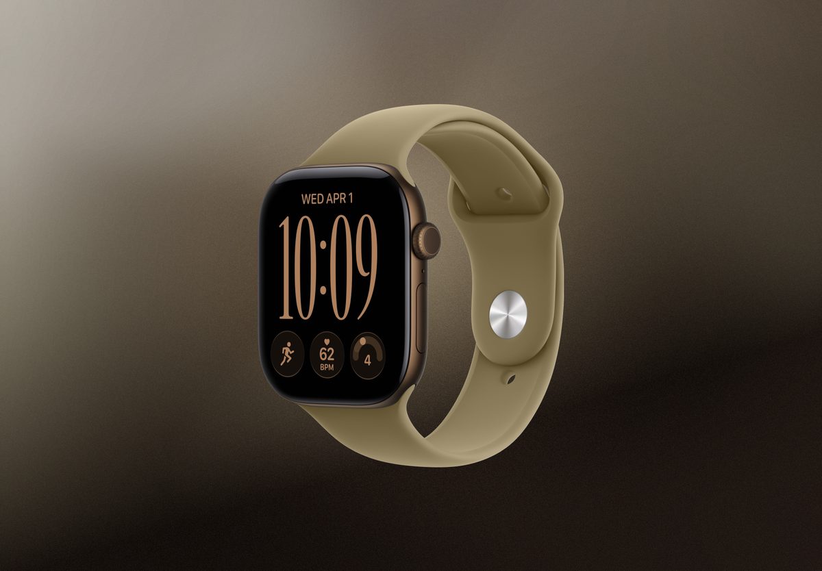 Умные часы Apple Watch Series 12 46mm Dark Bronze, Sport Band Olive, S/M, превью следующего фото
