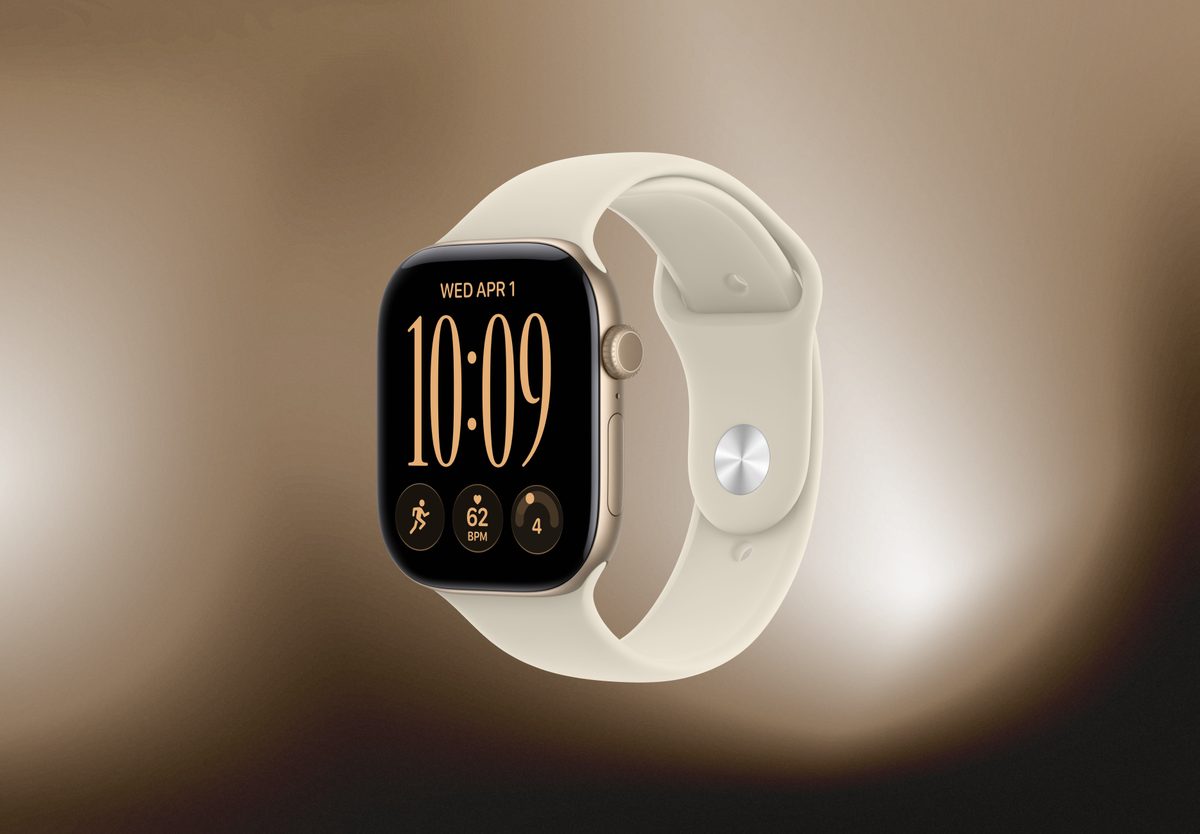 Умные часы Apple Watch Series 12 46mm Light Gold, Sport Band Sand, M/L, превью следующего фото