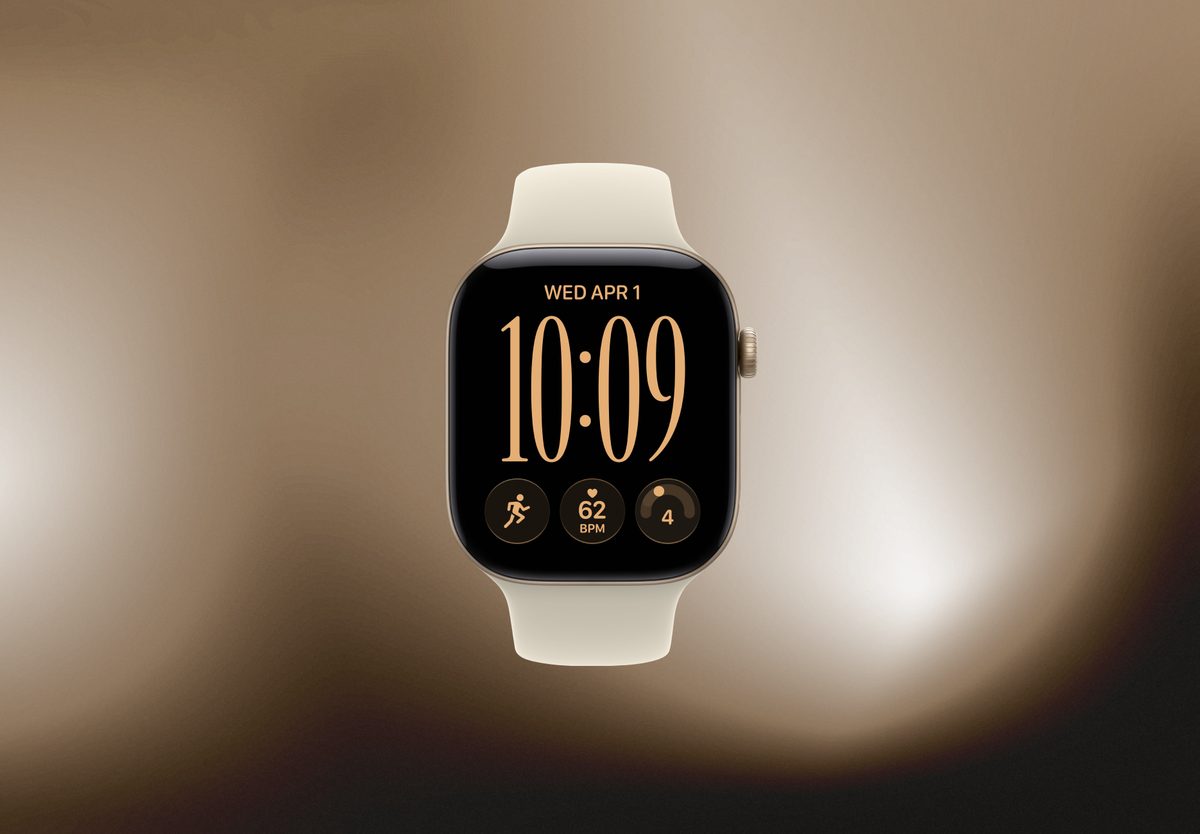 Умные часы Apple Watch Series 12 46mm Light Gold, Sport Band Sand, S/M, фото 3
