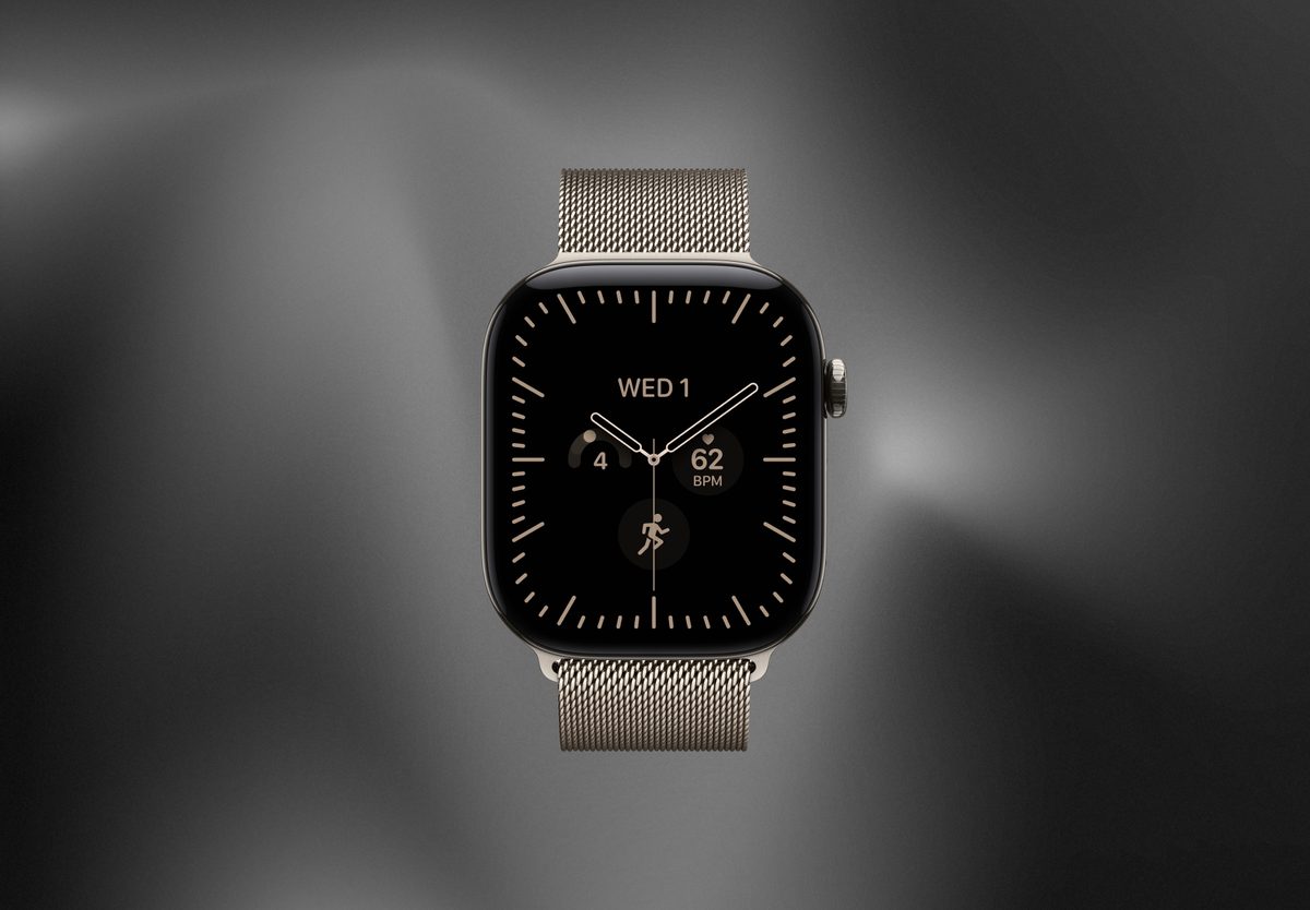 Умные часы Apple Watch Series 12 46mm Natural Titanium, Milanese Loop Natural, M/L, фото 3