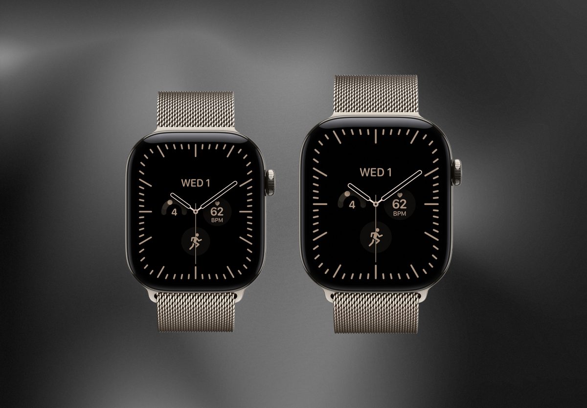 Умные часы Apple Watch Series 12 46mm Natural Titanium, Milanese Loop Natural, S/M, фото 5