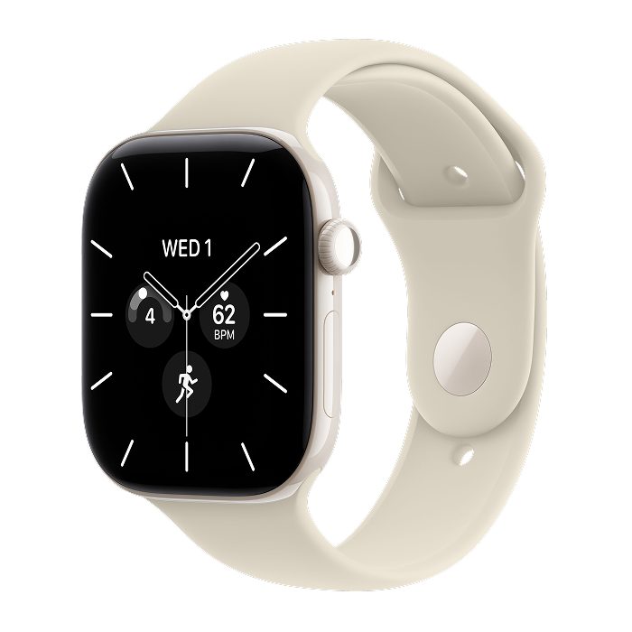 Умные часы Apple Watch Series 12 46mm Pearl White, Sport Band Sand, M/L
