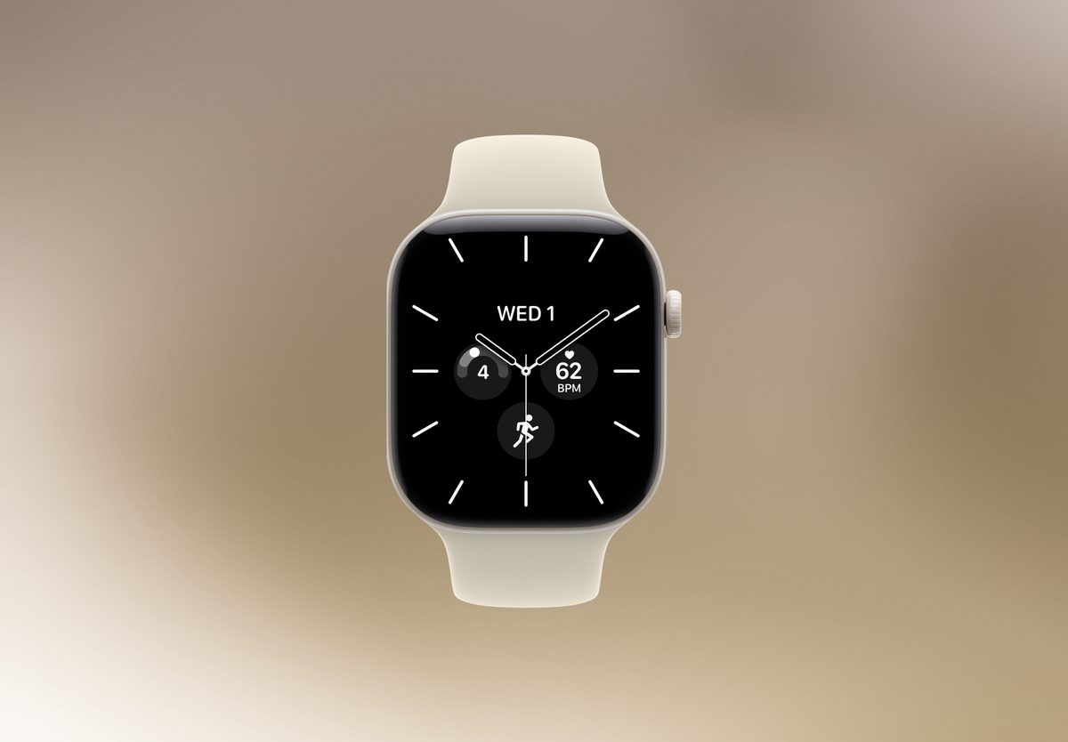 Умные часы Apple Watch Series 12 46mm Pearl White, Sport Band Sand, M/L, фото 3