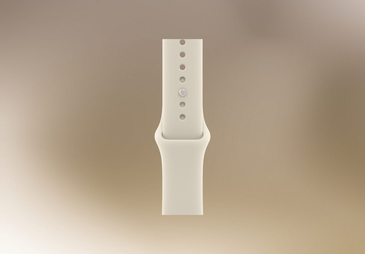 Умные часы Apple Watch Series 12 46mm Pearl White, Sport Band Sand, S/M, фото 4