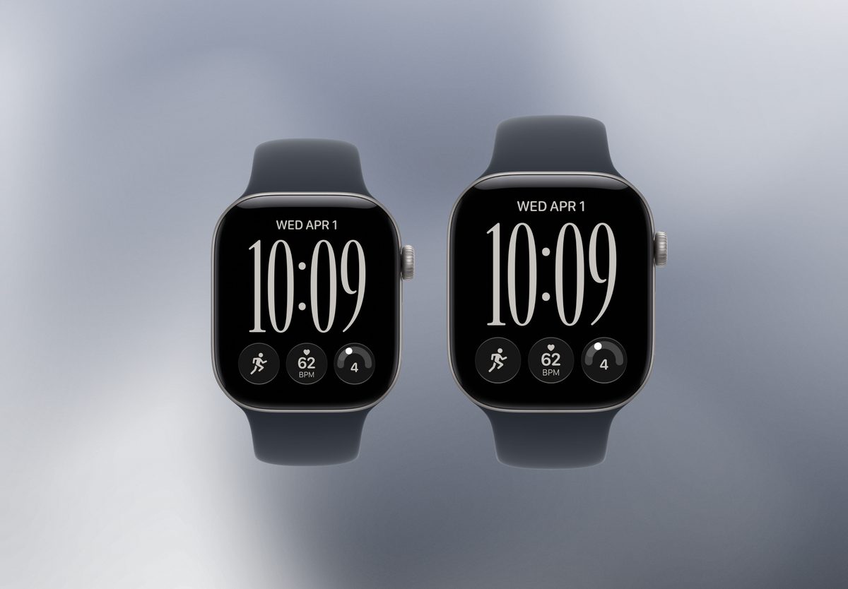 Умные часы Apple Watch Series 12 46mm Space Grey Aluminium, Sport Band Navy Blue, S/M, фото 5