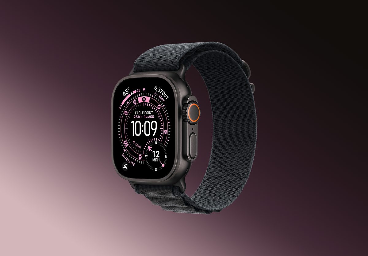 Умные часы Apple Watch Ultra 3 GPS 49mm Black Titanium, Alpine Black, L, превью следующего фото