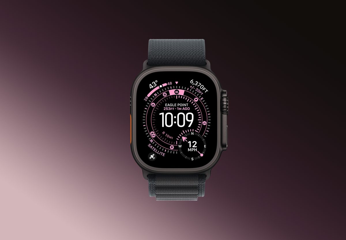 Умные часы Apple Watch Ultra 3 GPS 49mm Black Titanium, Alpine Black, L, фото 3