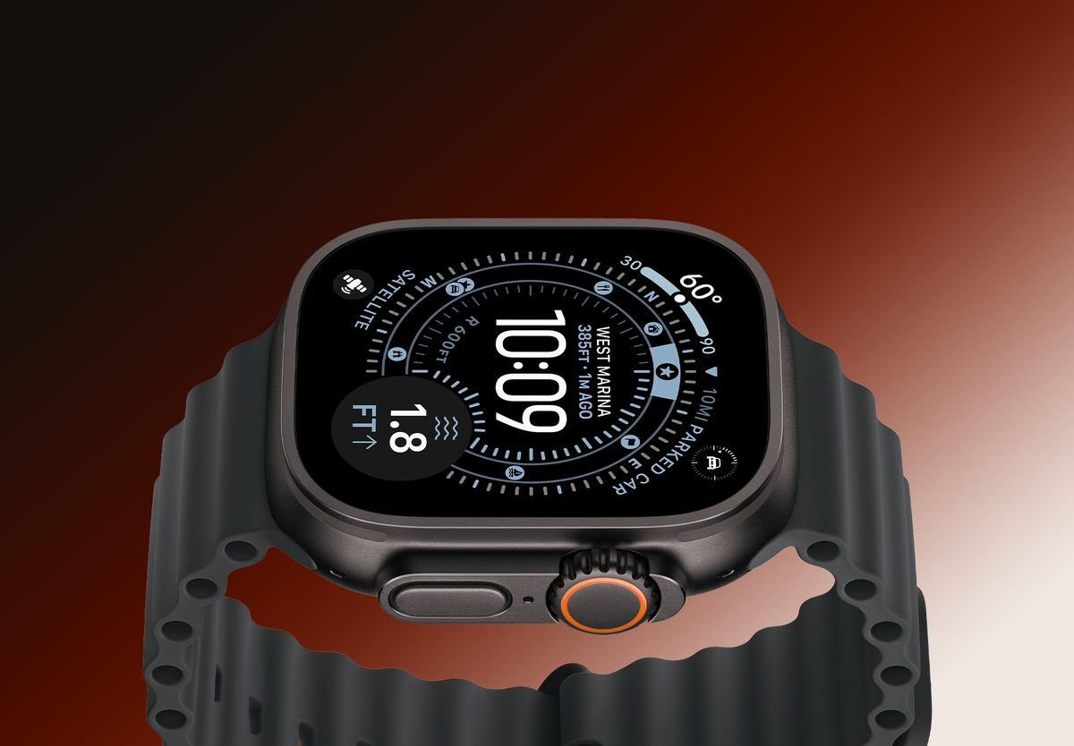 Умные часы Apple Watch Ultra 3 GPS 49mm Black Titanium, Ocean Black, фото 5