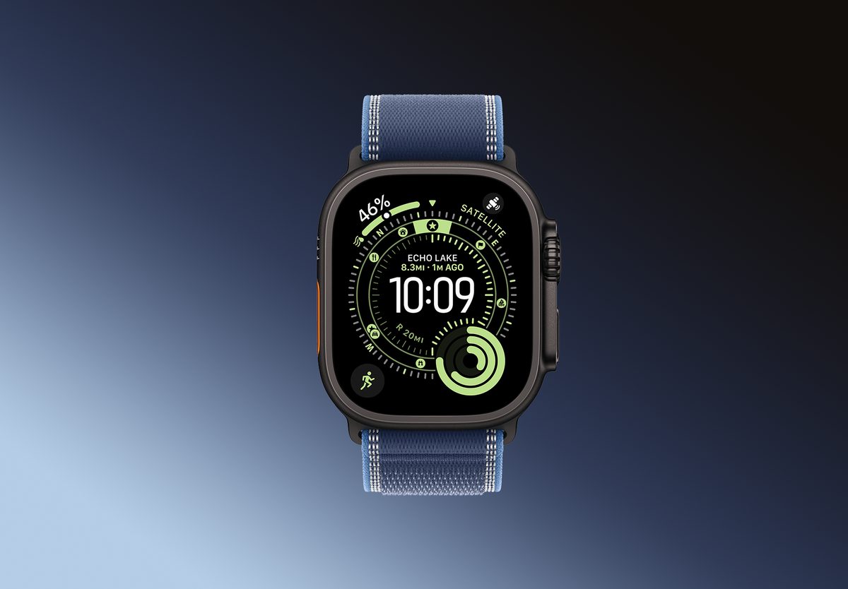 Умные часы Apple Watch Ultra 3 GPS 49mm Black Titanium, Trail Blue/Bright Blue, S/M, фото 3