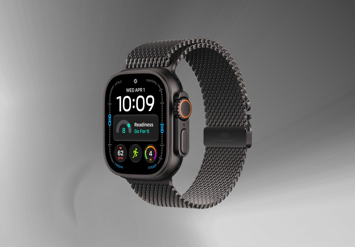 Умные часы Apple Watch Ultra 4 GPS 49mm Black Titanium, Milanese Loop, L, превью следующего фото