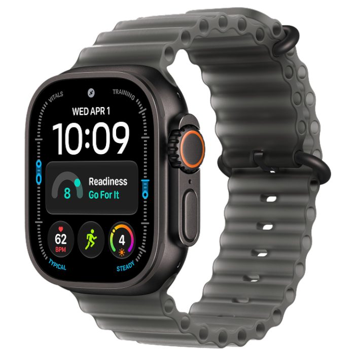 Умные часы Apple Watch Ultra 4 GPS 49mm Black Titanium, Ocean Translucent Black