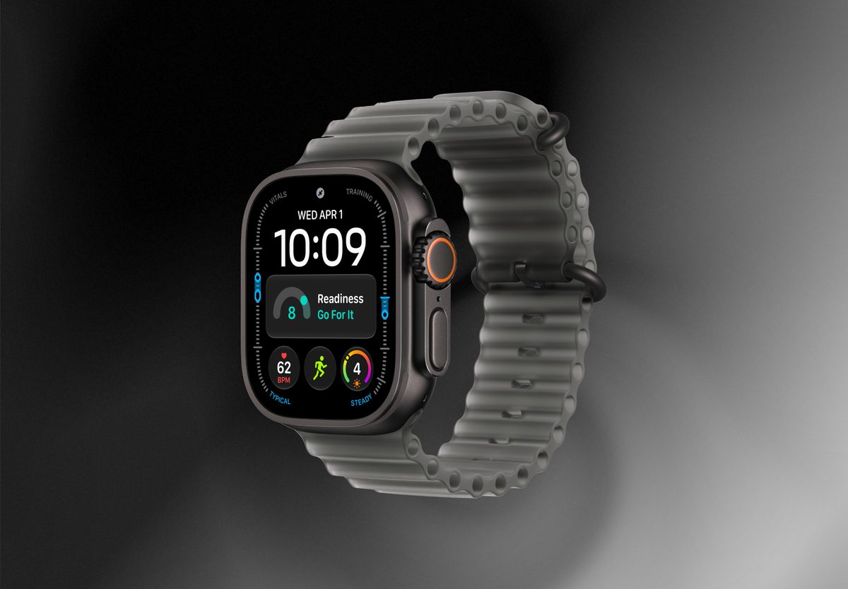 Умные часы Apple Watch Ultra 4 GPS 49mm Black Titanium, Ocean Translucent Black, превью следующего фото