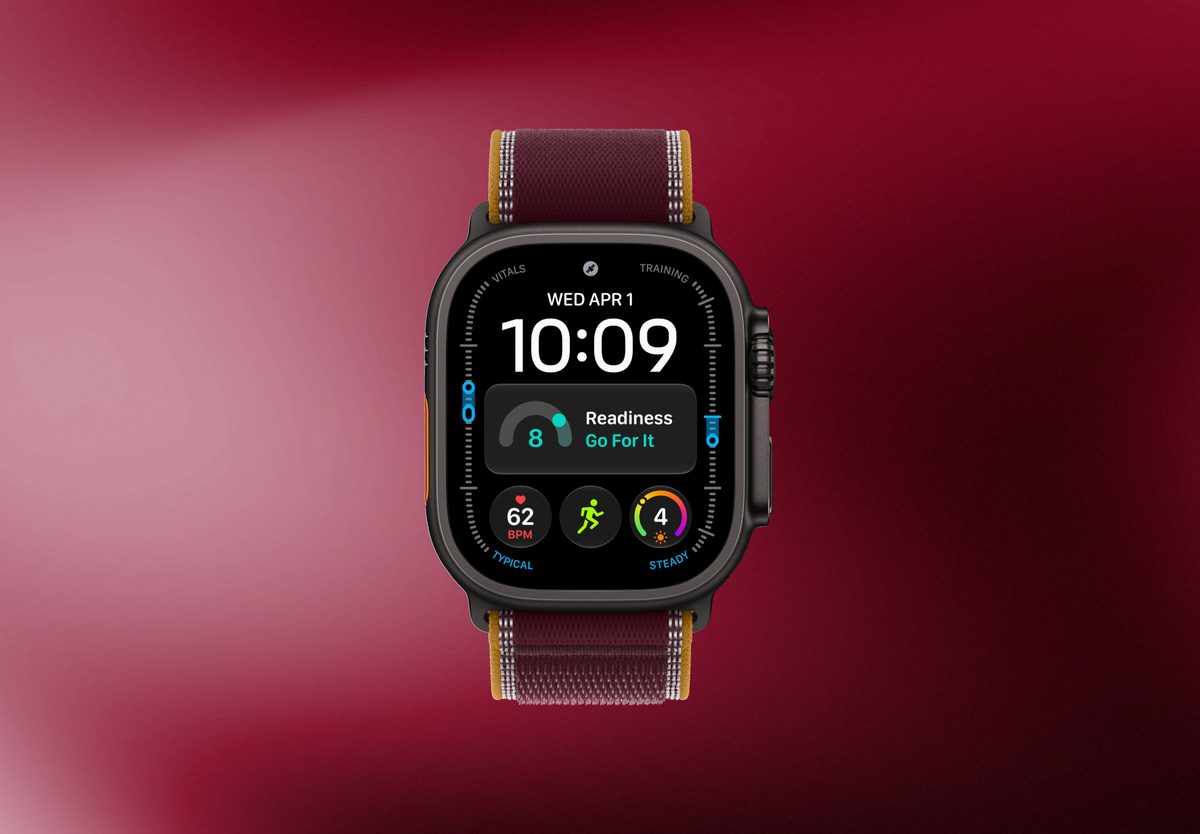 Умные часы Apple Watch Ultra 4 GPS 49mm Black Titanium, Trail Burgundy, S/M, фото 3