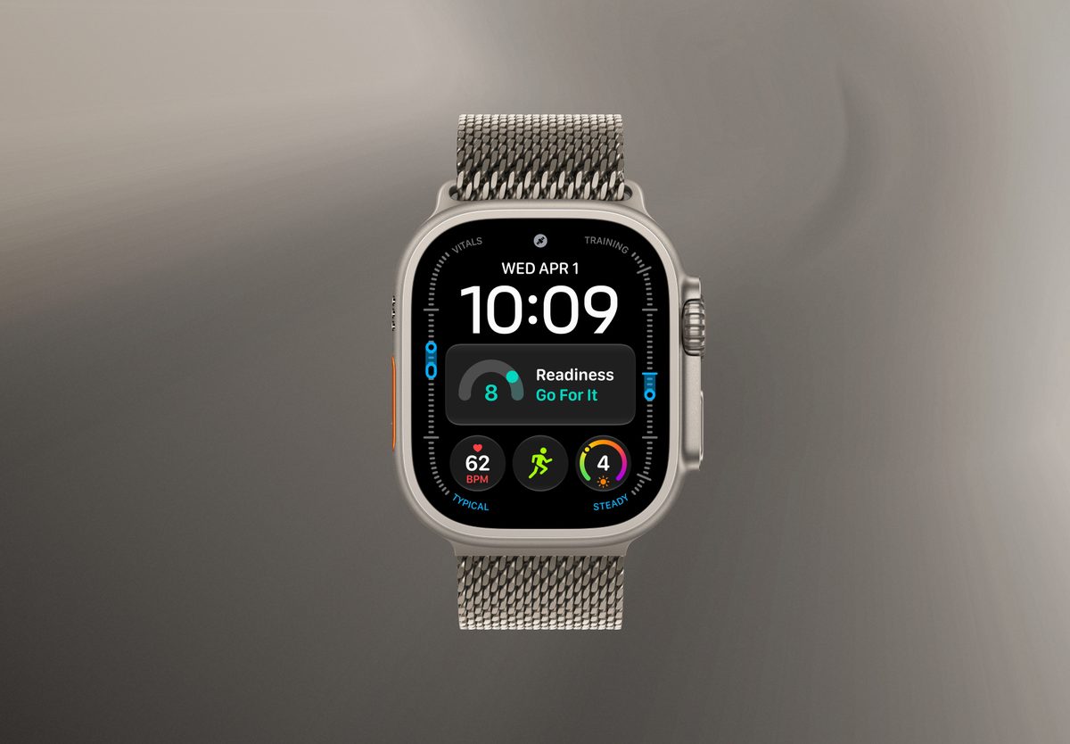 Умные часы Apple Watch Ultra 4 GPS 49mm Natural Titanium, Milanese Loop, M, фото 3