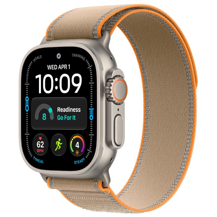 Умные часы Apple Watch Ultra 4 GPS 49mm Natural Titanium, Trail Sand, M/L
