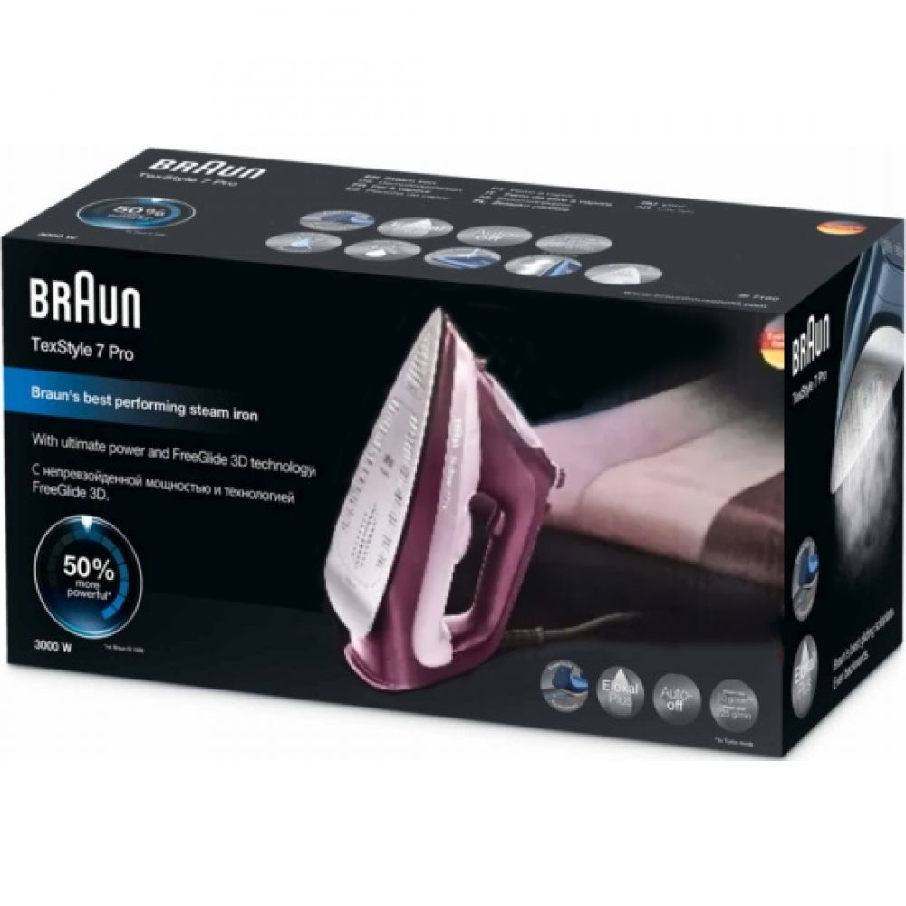 Утюг Braun SI7181VI 3100Вт сиреневый/фиолетовый, фото 9