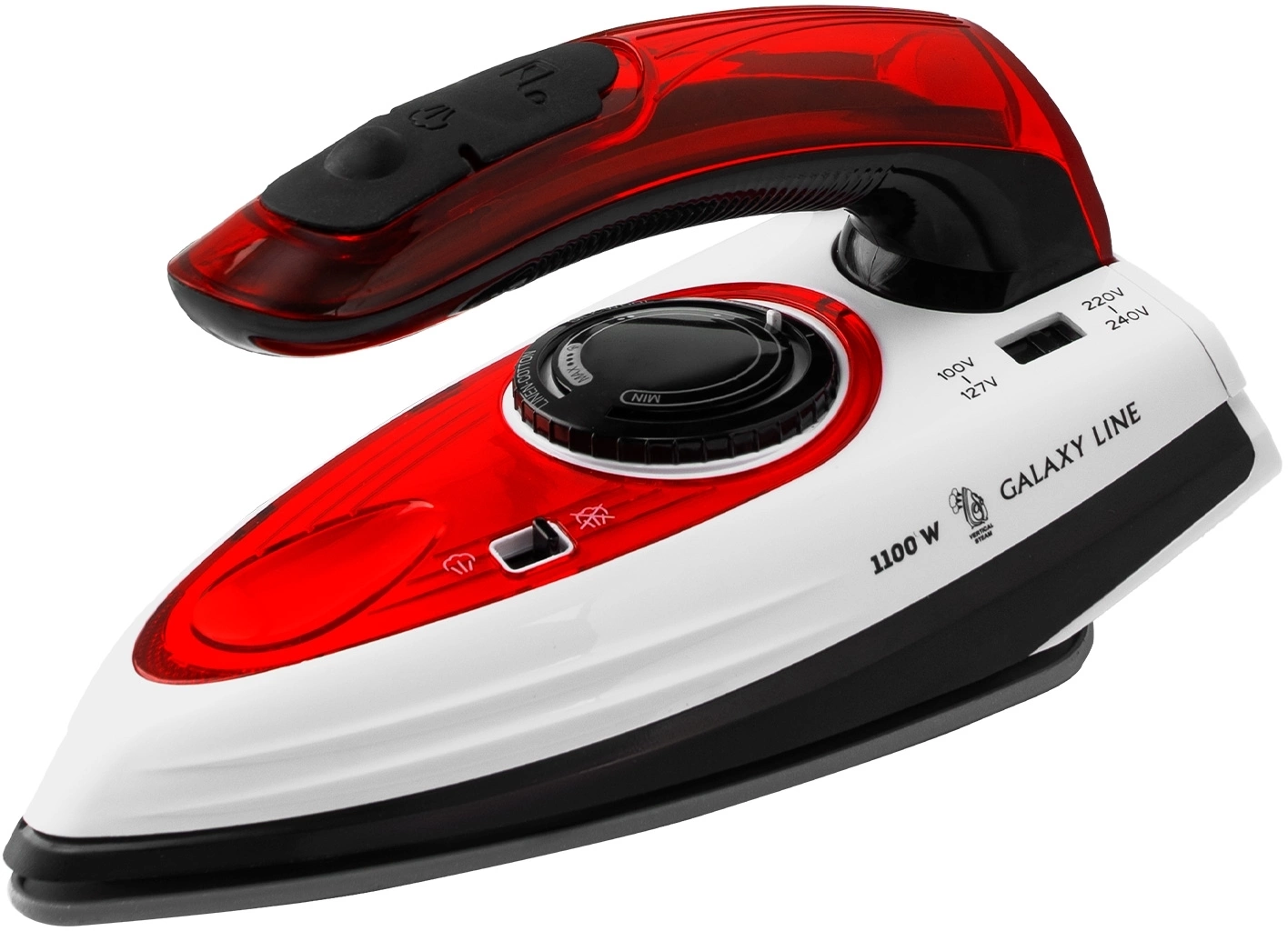 Утюг дорожный Galaxy Line GL 6137 красный, превью следующего фото