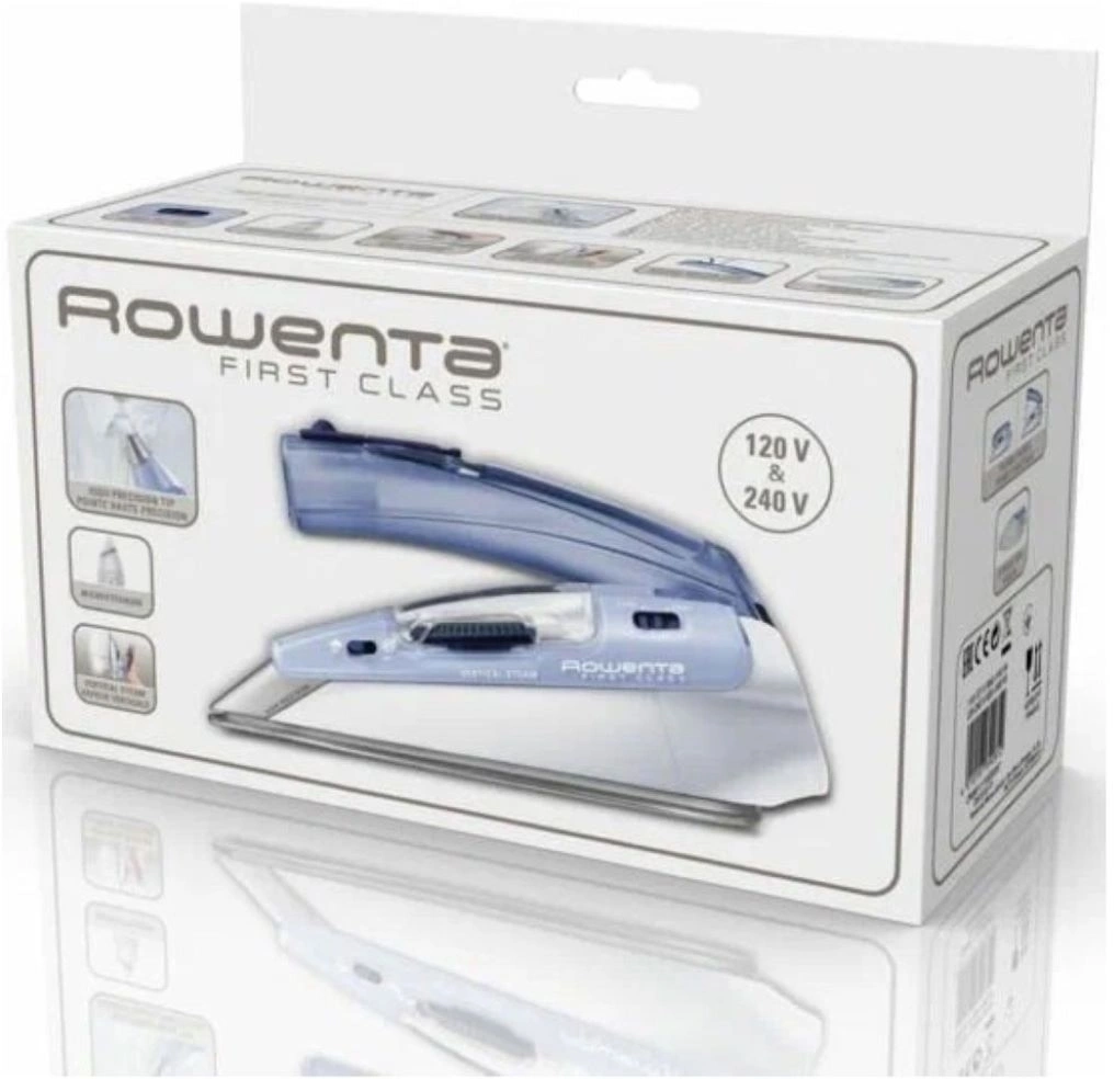 Утюг дорожный Rowenta DA 1510 1000Вт белый/синий, фото 9