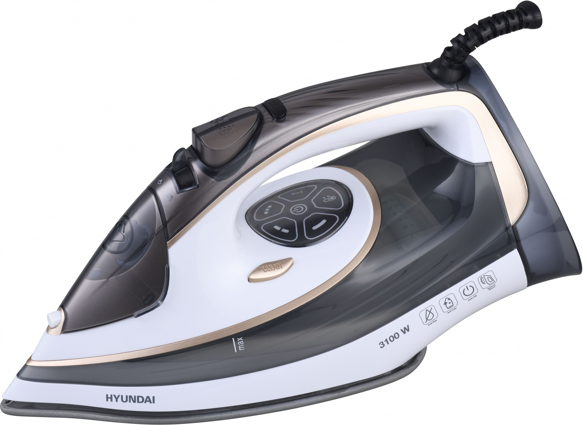 Утюг Hyundai H-SI01230 3100Вт черный/белый, фото 9