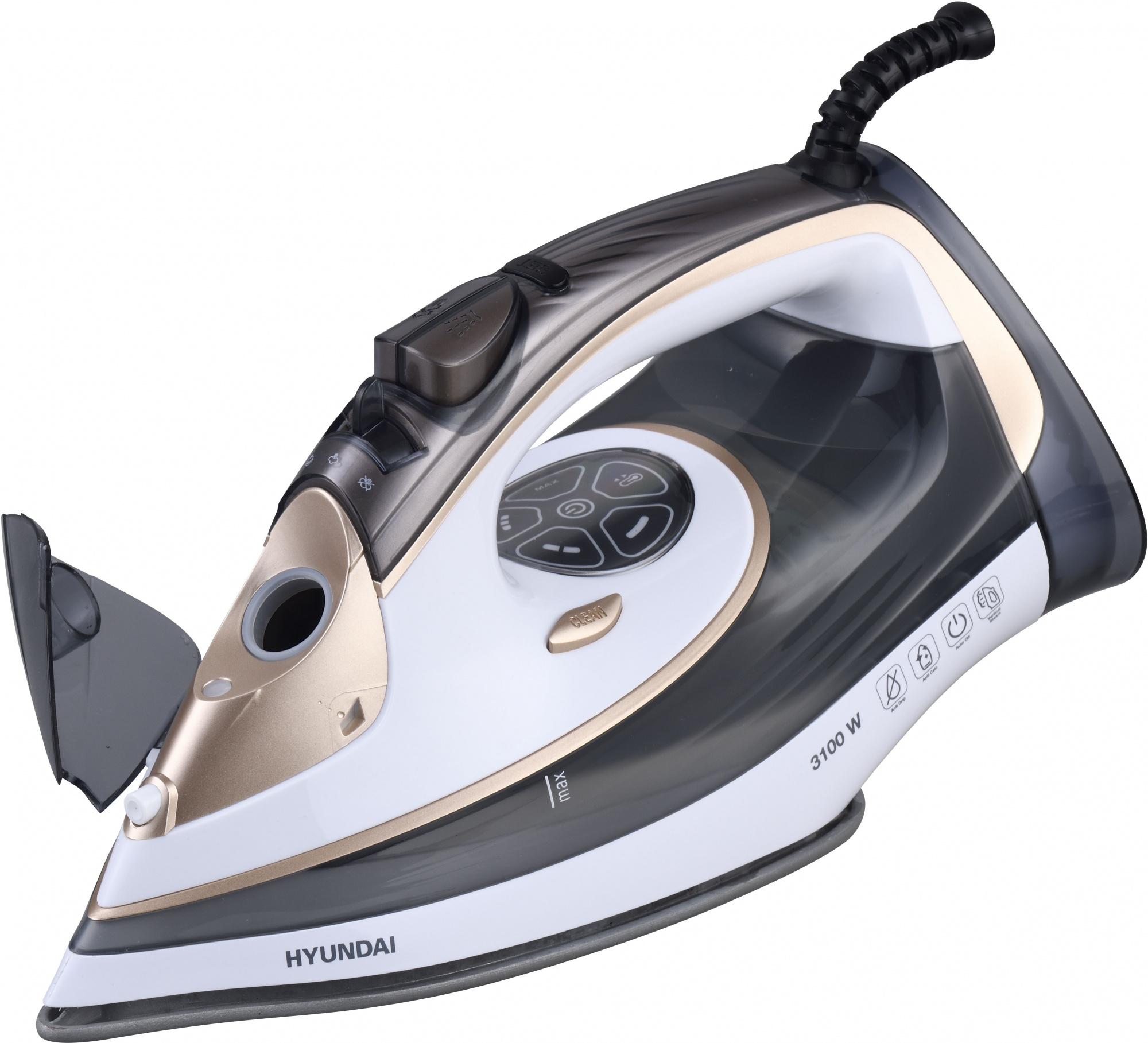 Утюг Hyundai H-SI01230 3100Вт черный/белый, фото 10