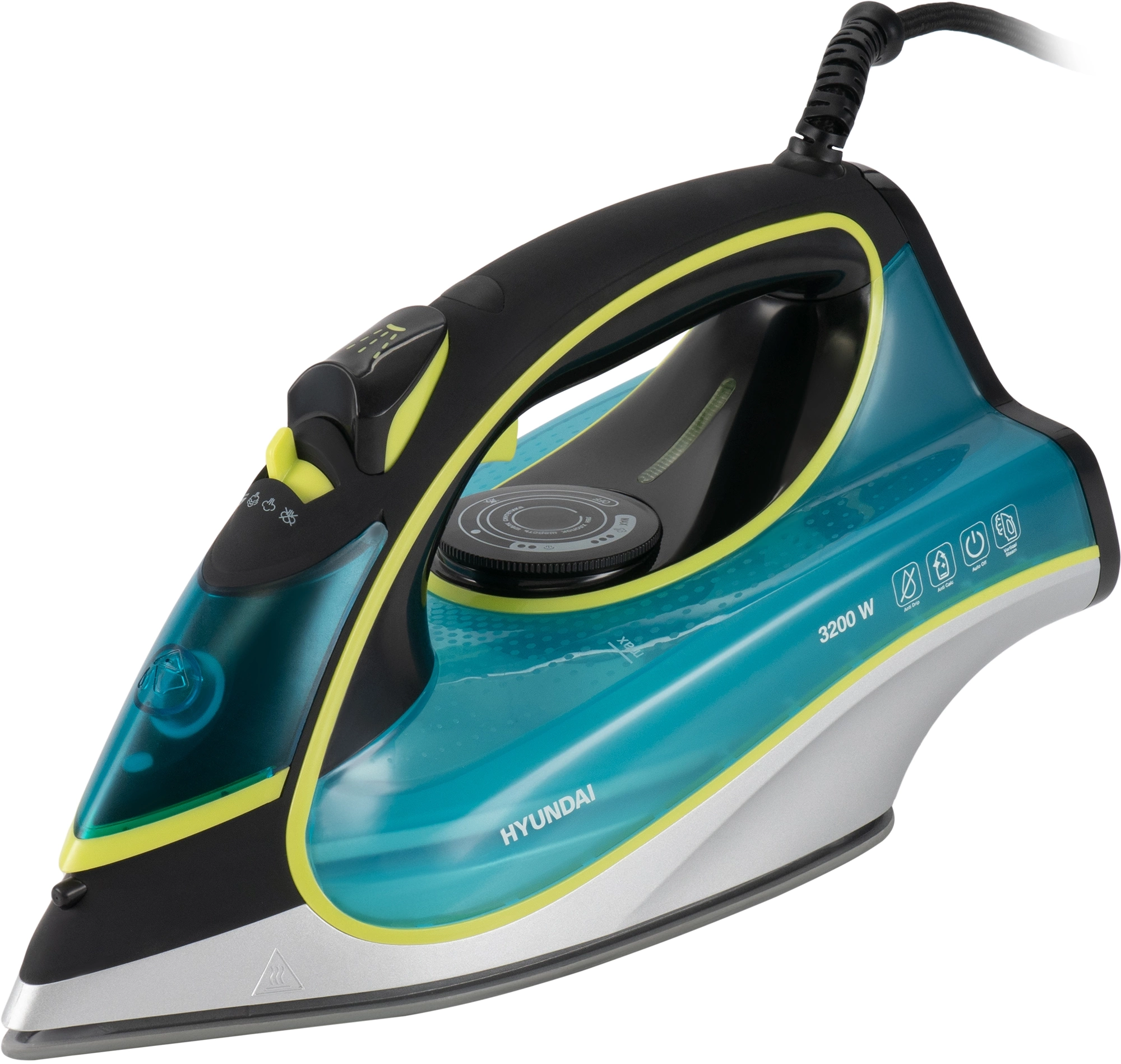Утюг Hyundai H-SI01450 3200Вт голубой/желтый, фото 9