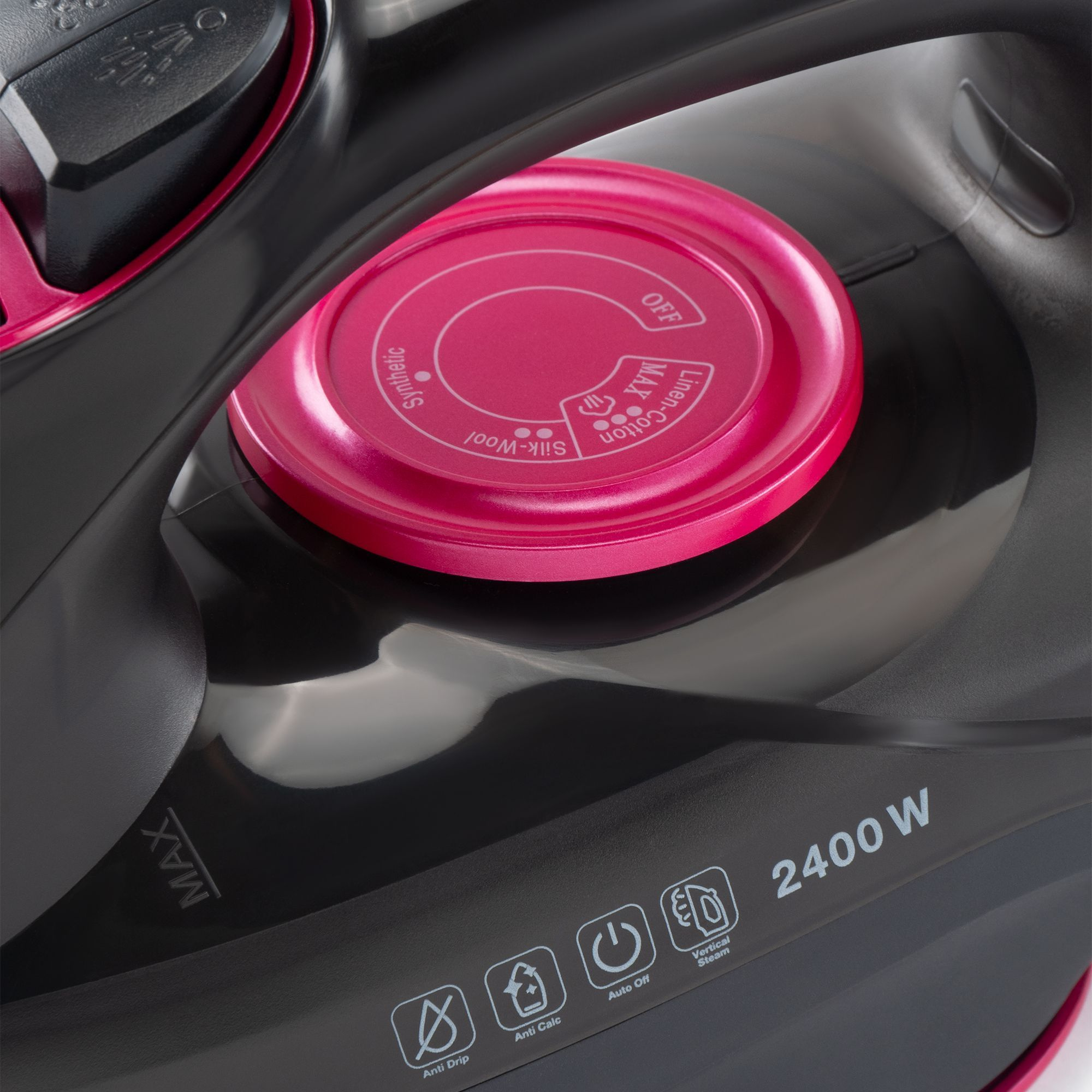 Утюг Hyundai H-SI01559 2400Вт черный/розовый, фото 12