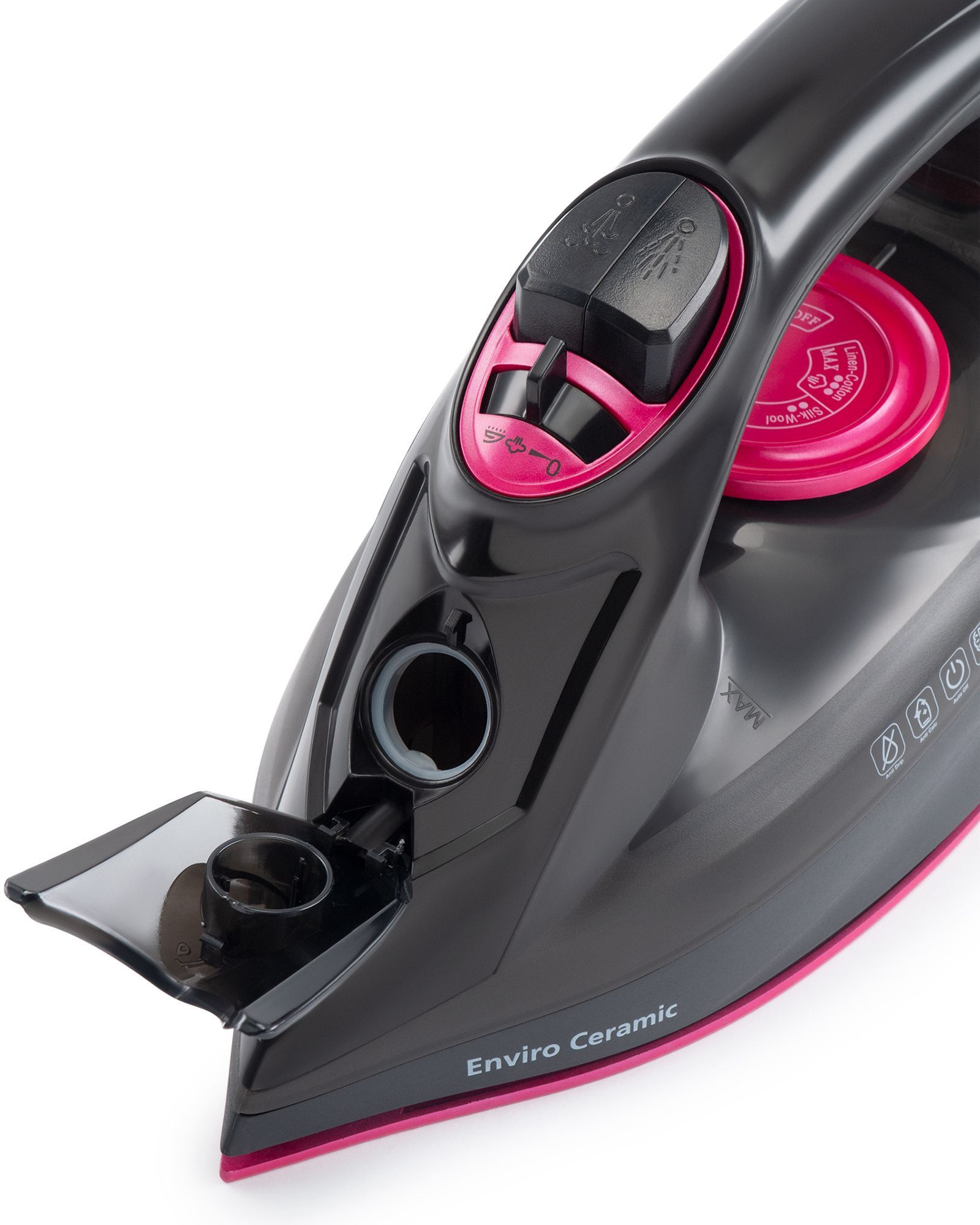 Утюг Hyundai H-SI01559 2400Вт черный/розовый, фото 14