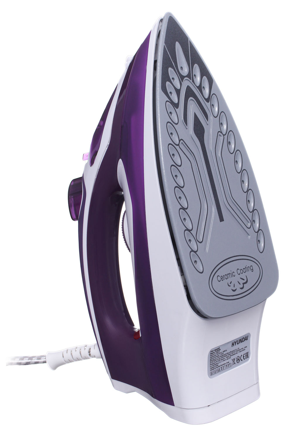 Утюг Hyundai H-SI01564 2600Вт фиолетовый/белый, фото 4