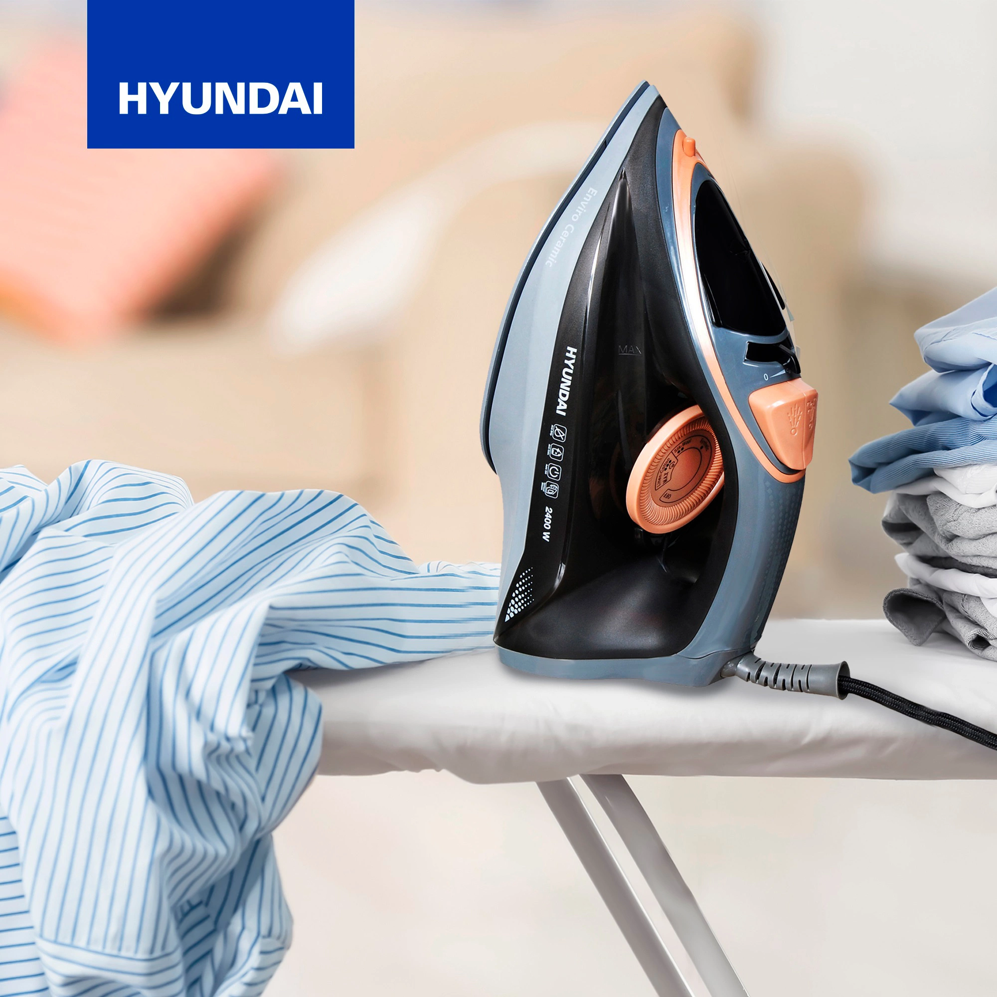 Утюг Hyundai H-SI01671 голубой, фото 12