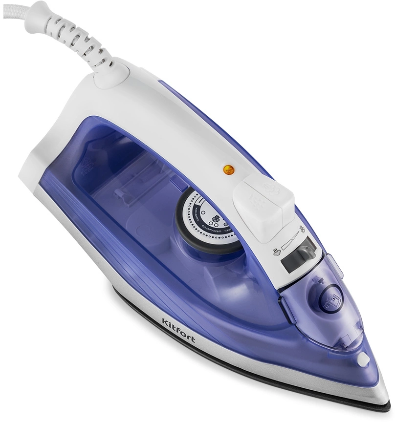 Утюг Kitfort КТ-2603 1300Вт белый/фиолетовый, фото 3