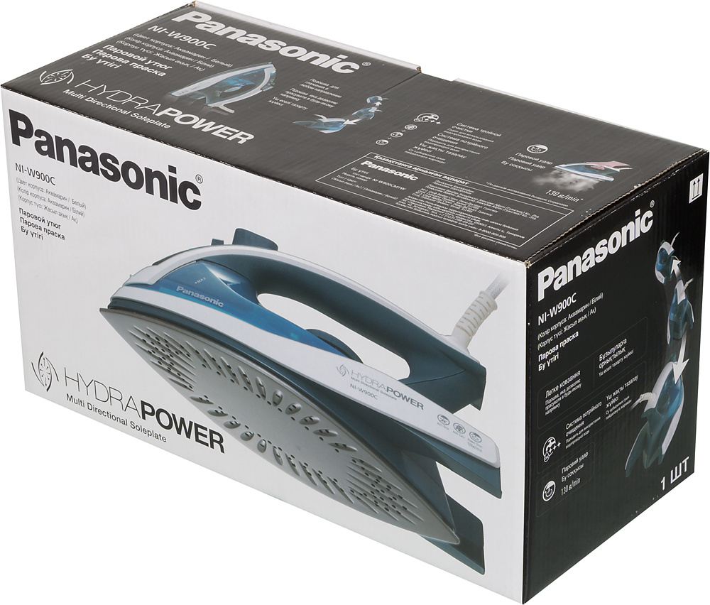 Утюг Panasonic NI-W900CMTW 2400Вт белый/голубой, фото 11