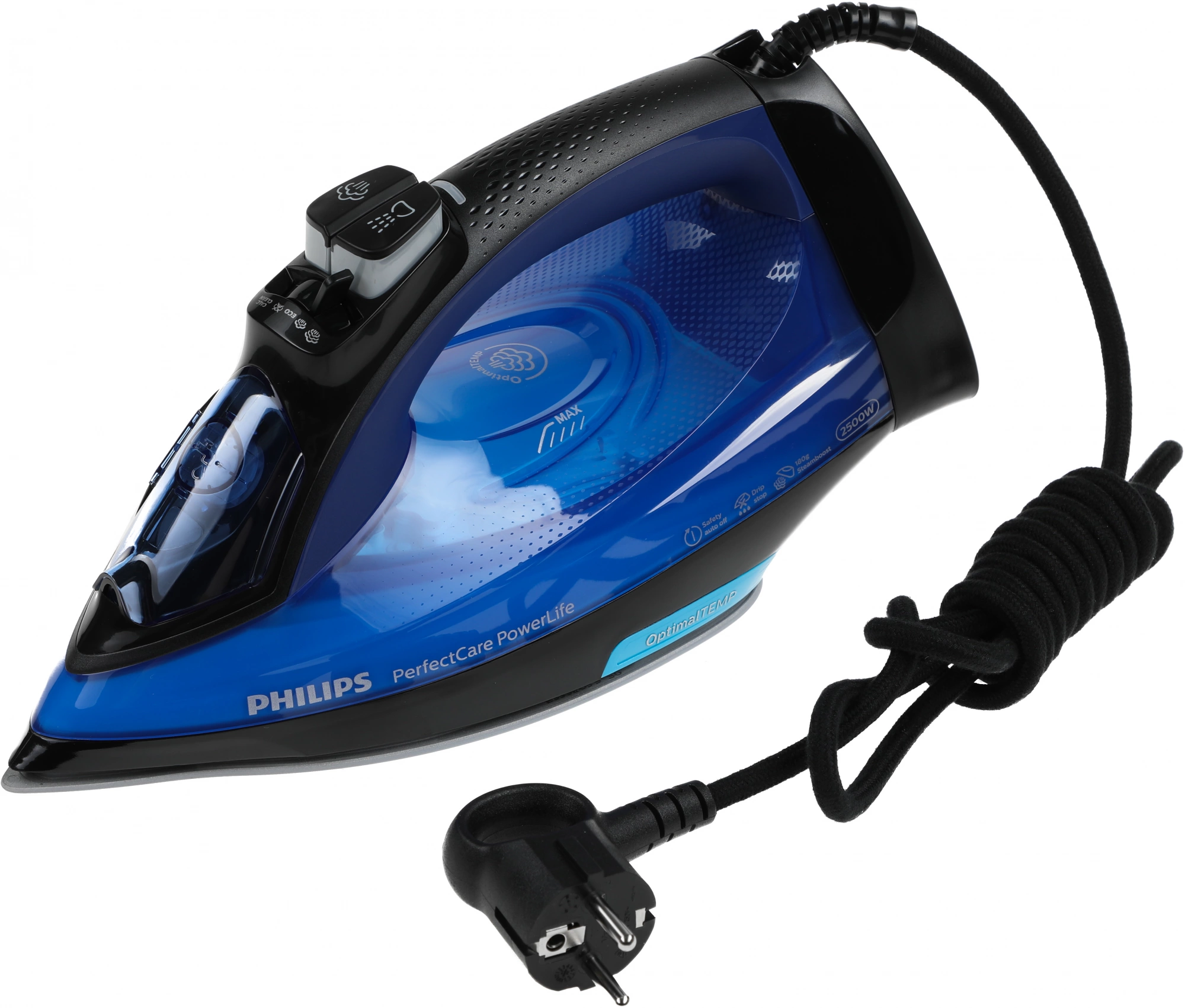 Утюг Philips GC3920/20 синий/черный, превью следующего фото