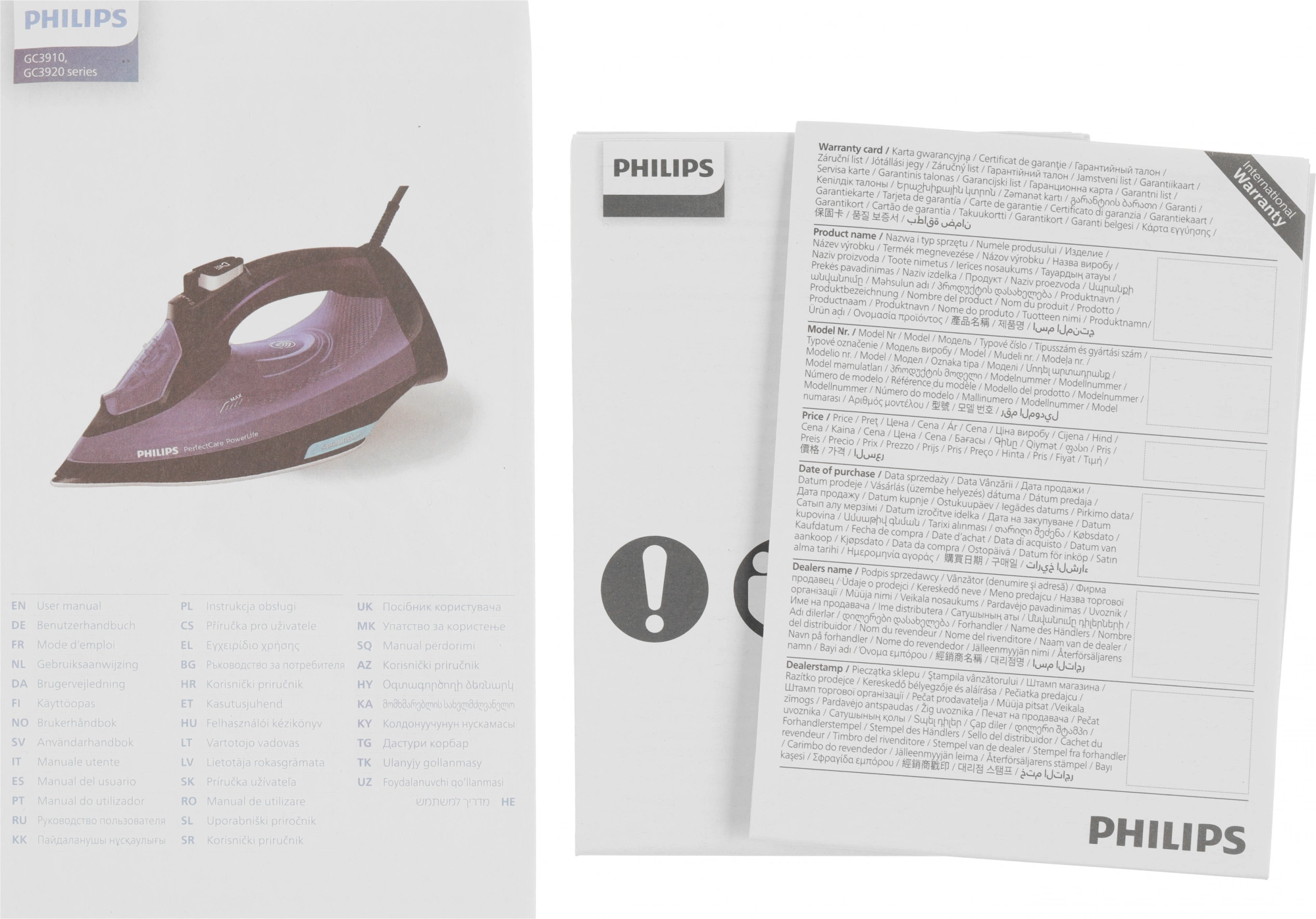 Утюг Philips PerfectCare GC3925/30 2500Вт синий/черный, фото 13