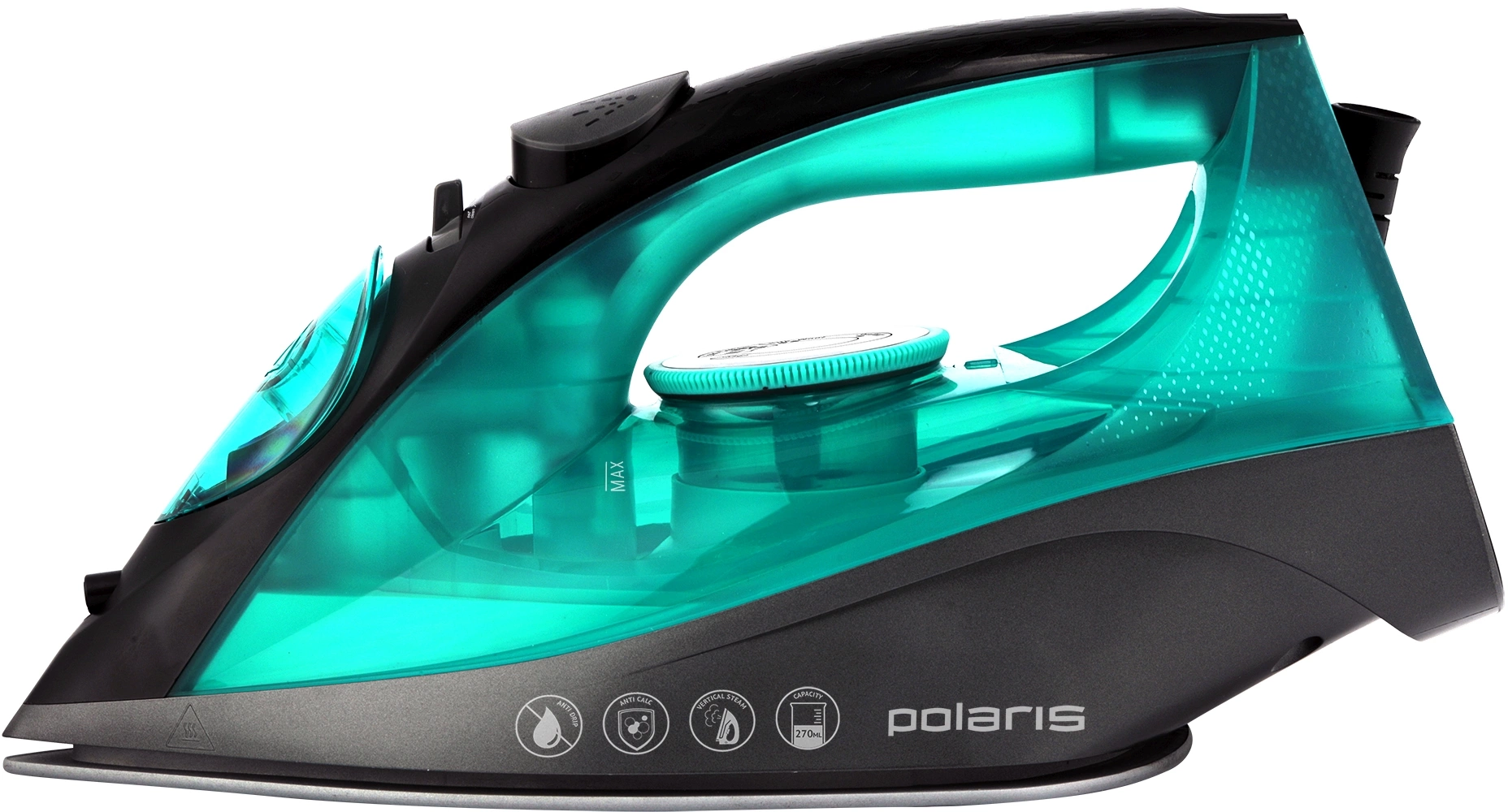 Утюг Polaris PIR 2430K 2400Вт бирюзовый/черный, фото 8