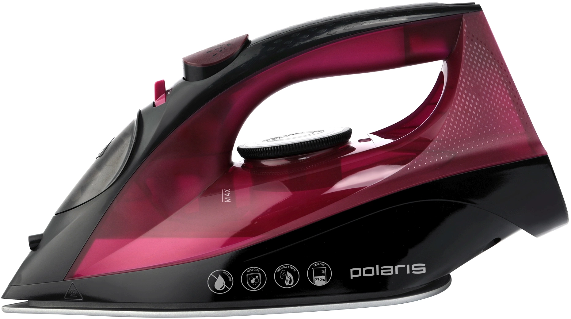 Утюг Polaris PIR 2430K 2400Вт фуксия/черный, фото 8