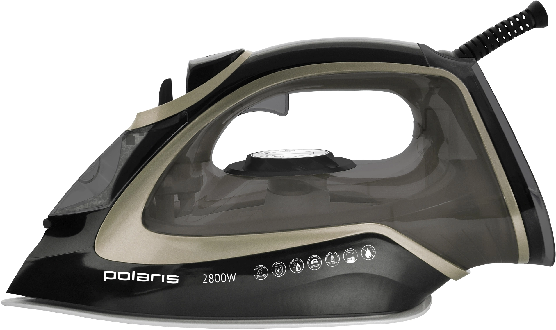 Утюг Polaris PIR 2821AK 2800Вт черный/золотистый, фото 10
