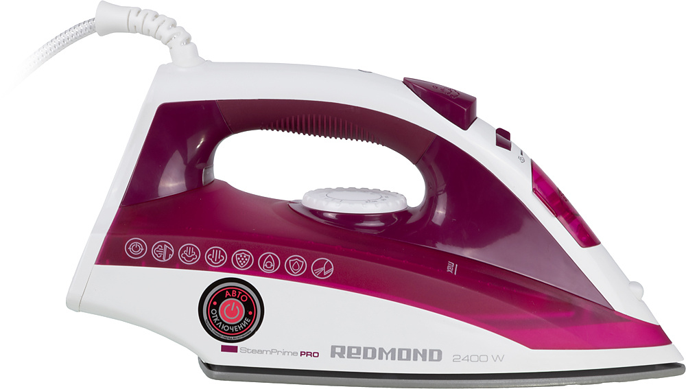 Утюг Redmond RI-C262 2400Вт бордовый/белый, фото 4