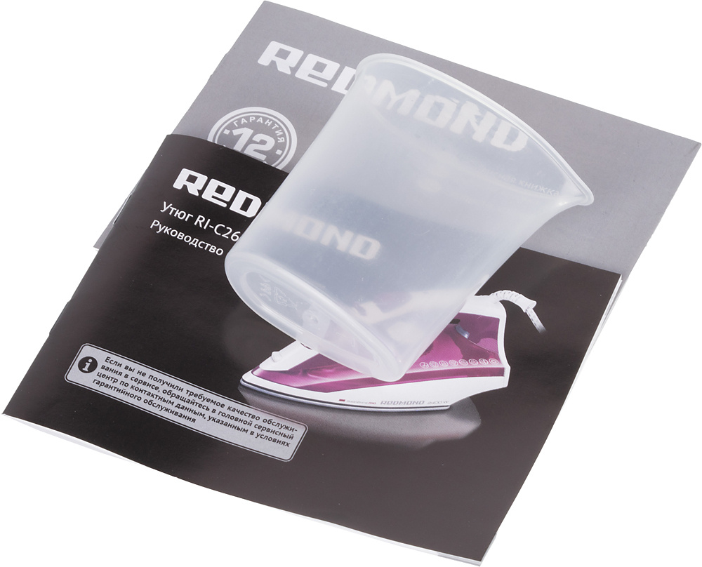 Утюг Redmond RI-C262 2400Вт бордовый/белый, фото 10