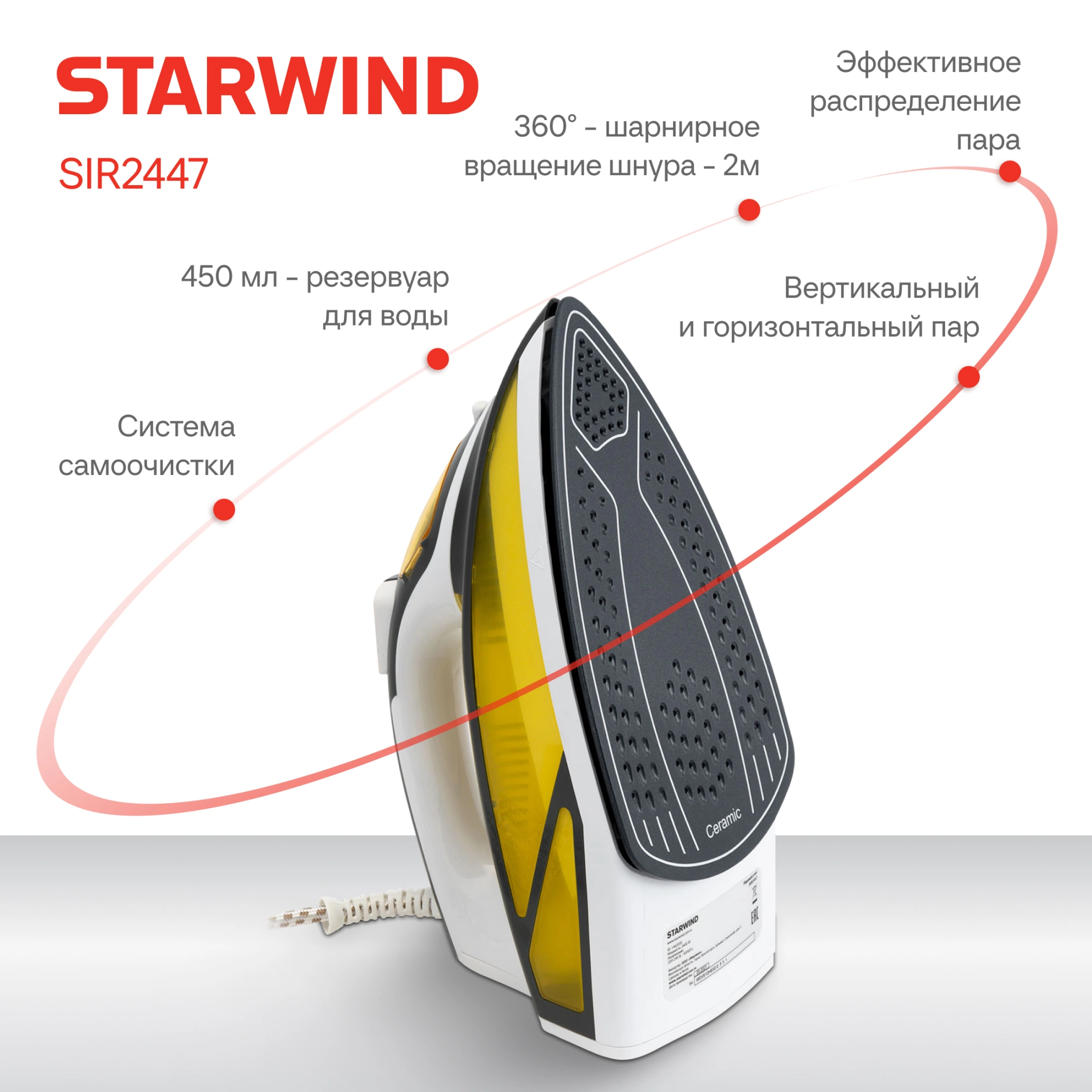 Утюг Starwind SIR2447, фото 19