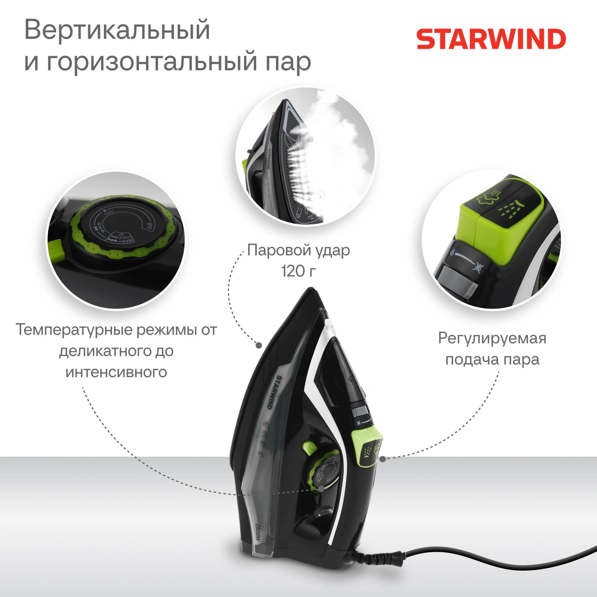 Утюг Starwind SIR2845, фото 16