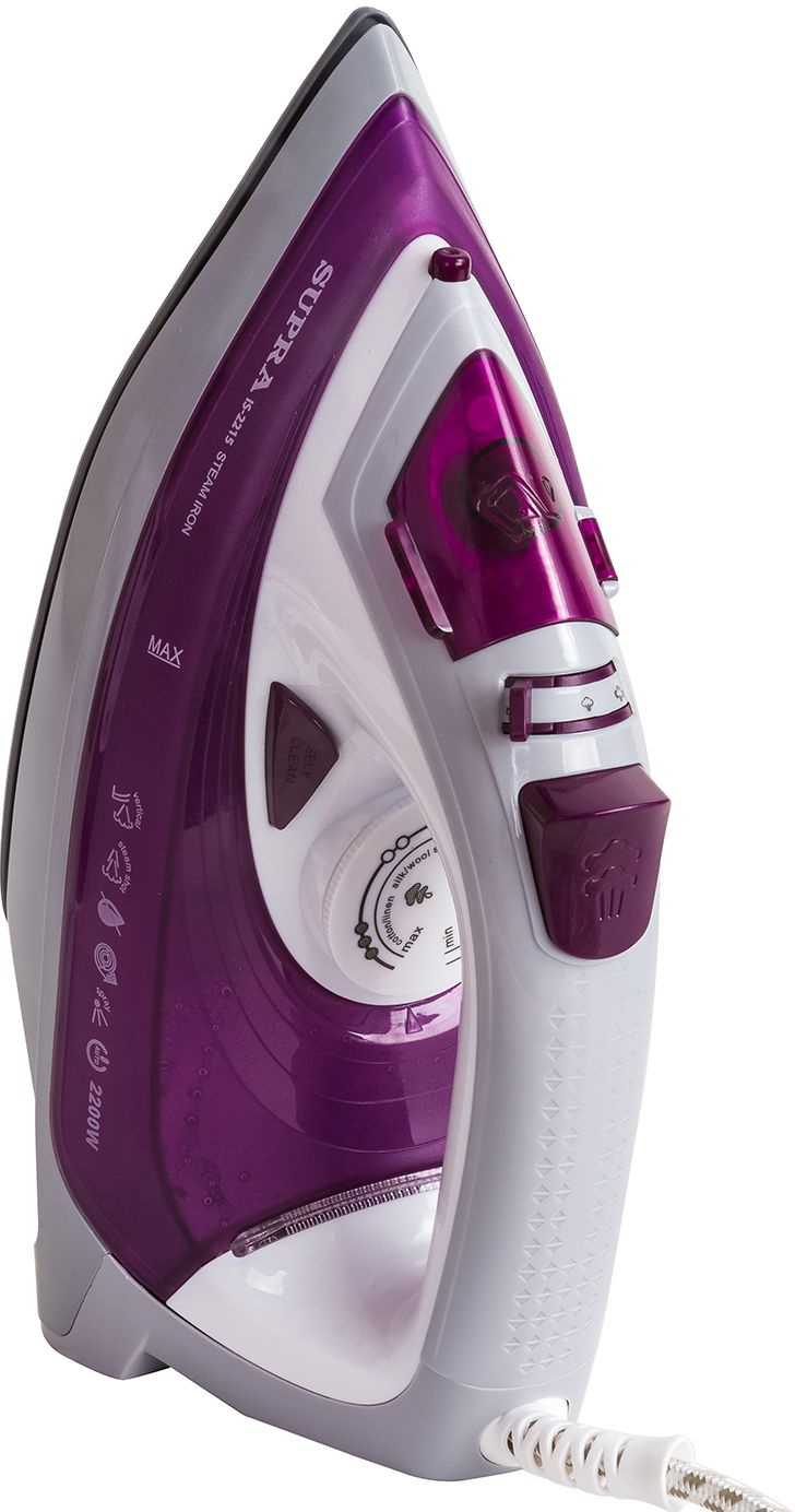 Утюг Supra IS-2215 2200Вт фиолетовый/белый, фото 2