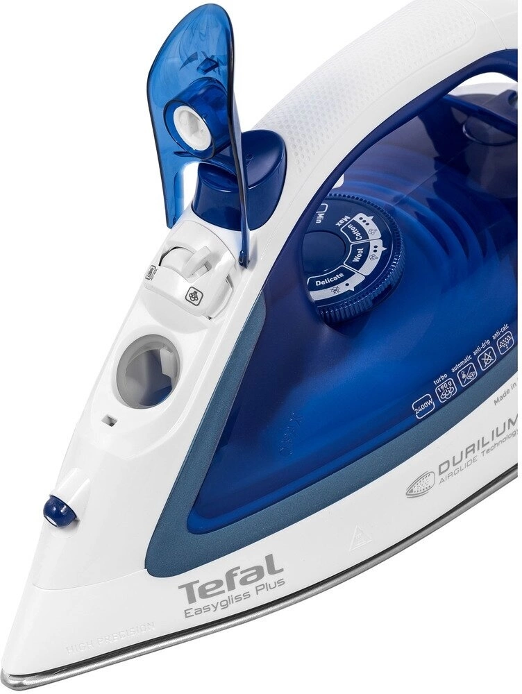 Утюг Tefal Easygliss Plus FV5715E0 2400Вт голубой/белый, фото 13