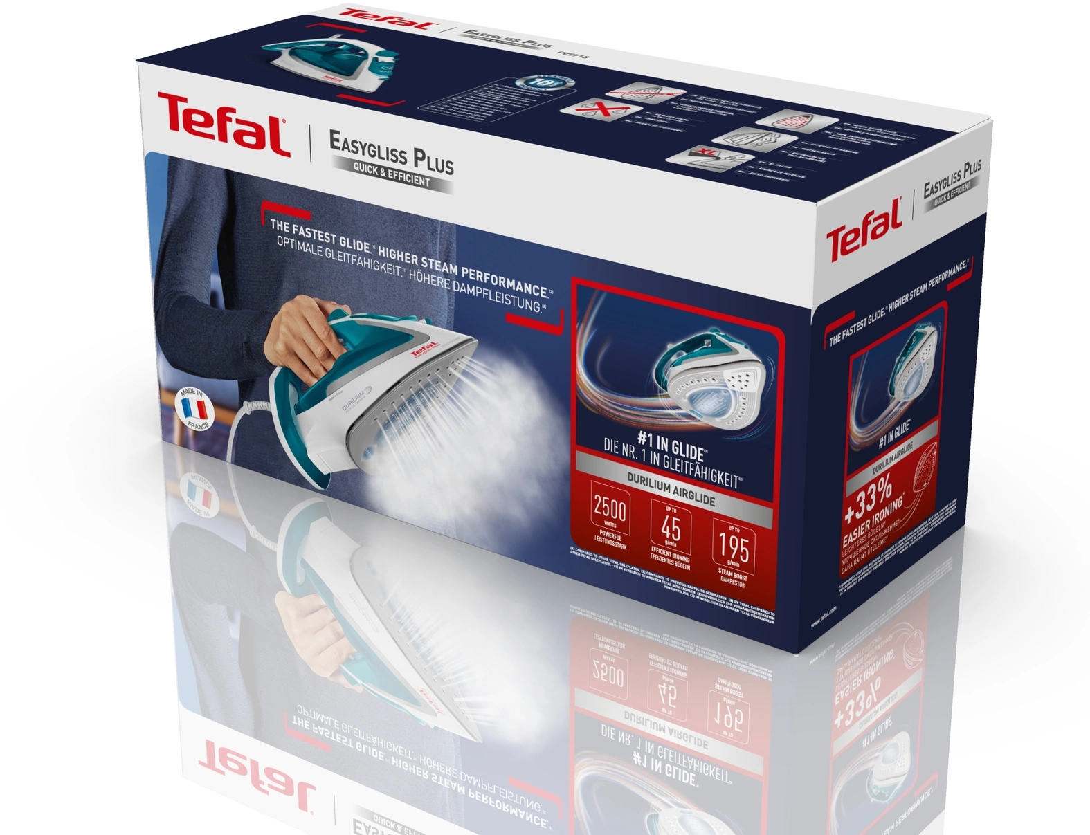 Утюг Tefal FV5718E0 голубой/белый, фото 12