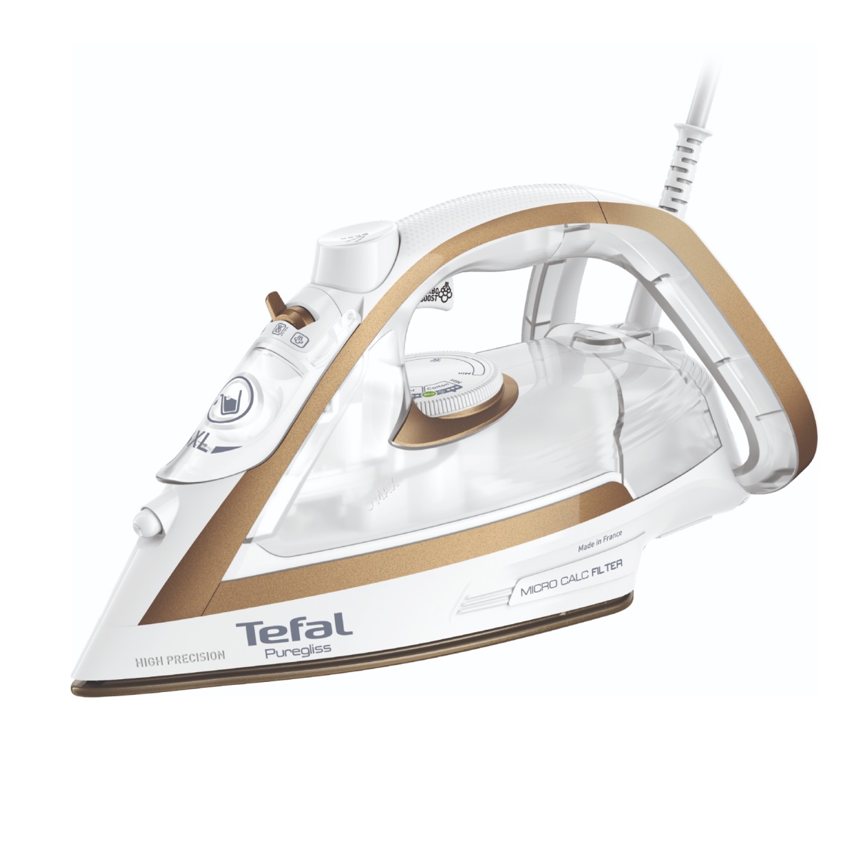 Утюг Tefal FV8042E0 бежевый/белый, фото 2