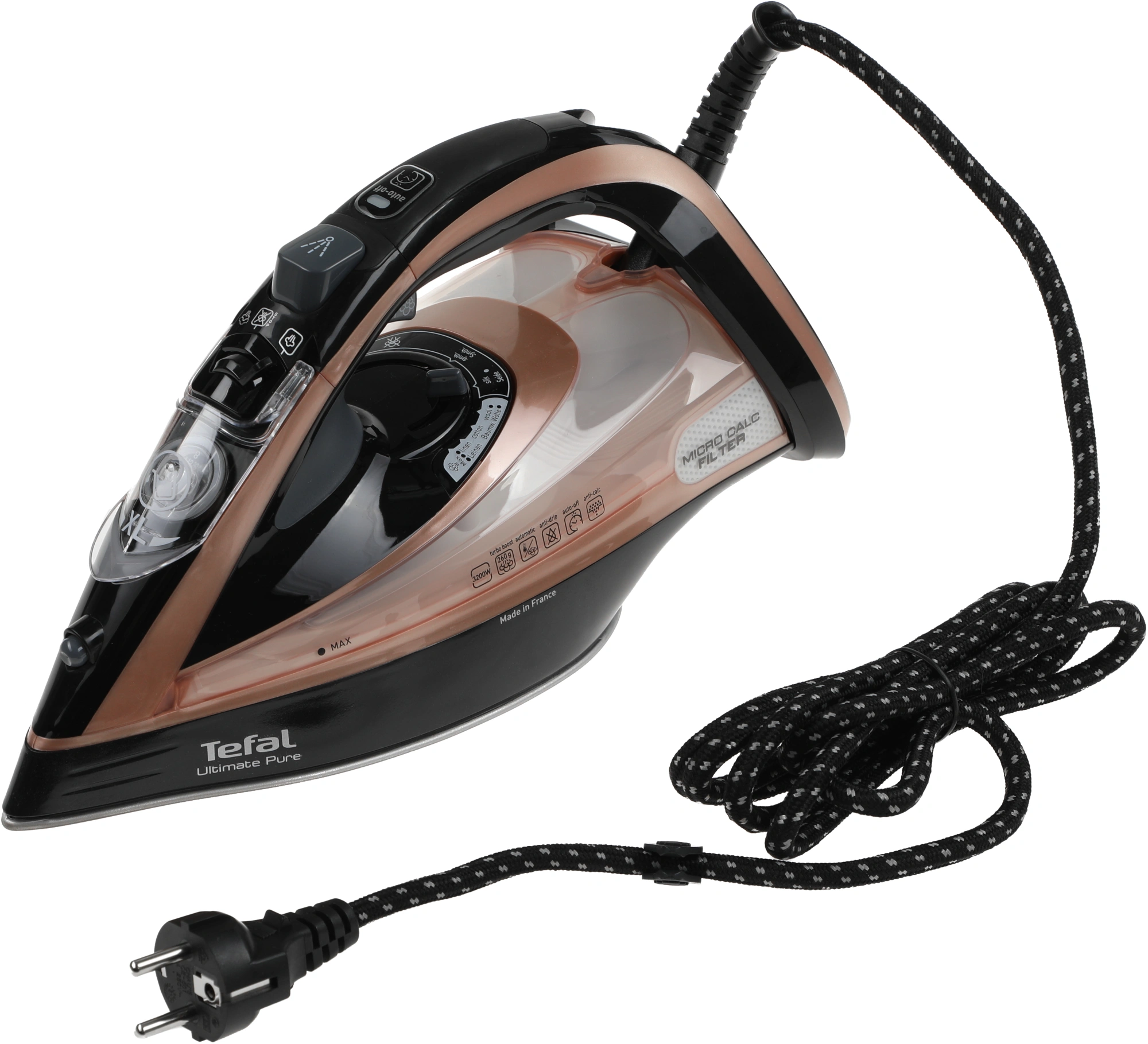 Утюг Tefal FV9845E0 черный/бежевый, превью следующего фото