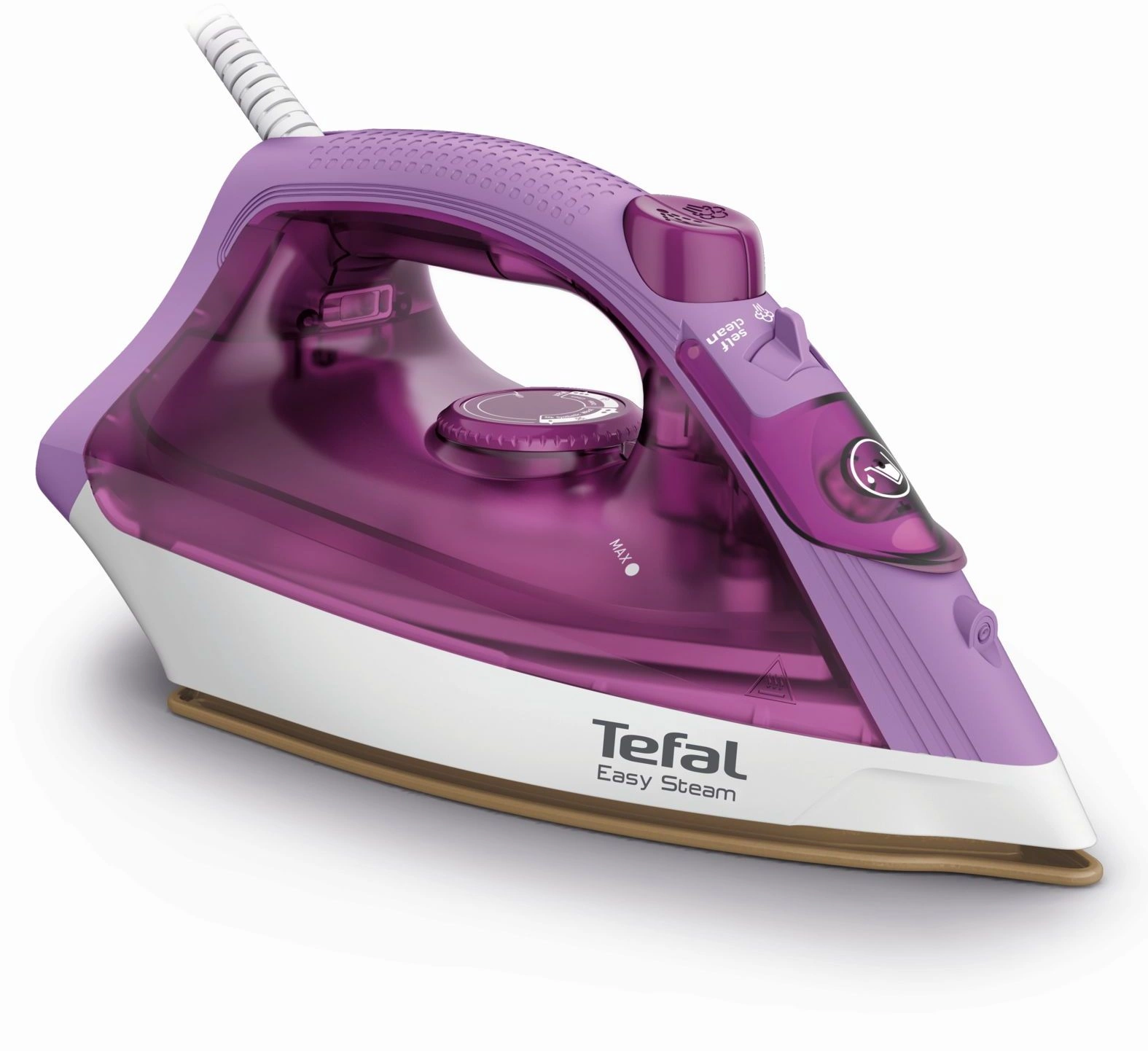 Утюг Tefal Steam Essential 2 FV1955E0 1400Вт фиолетовый/белый, фото 2
