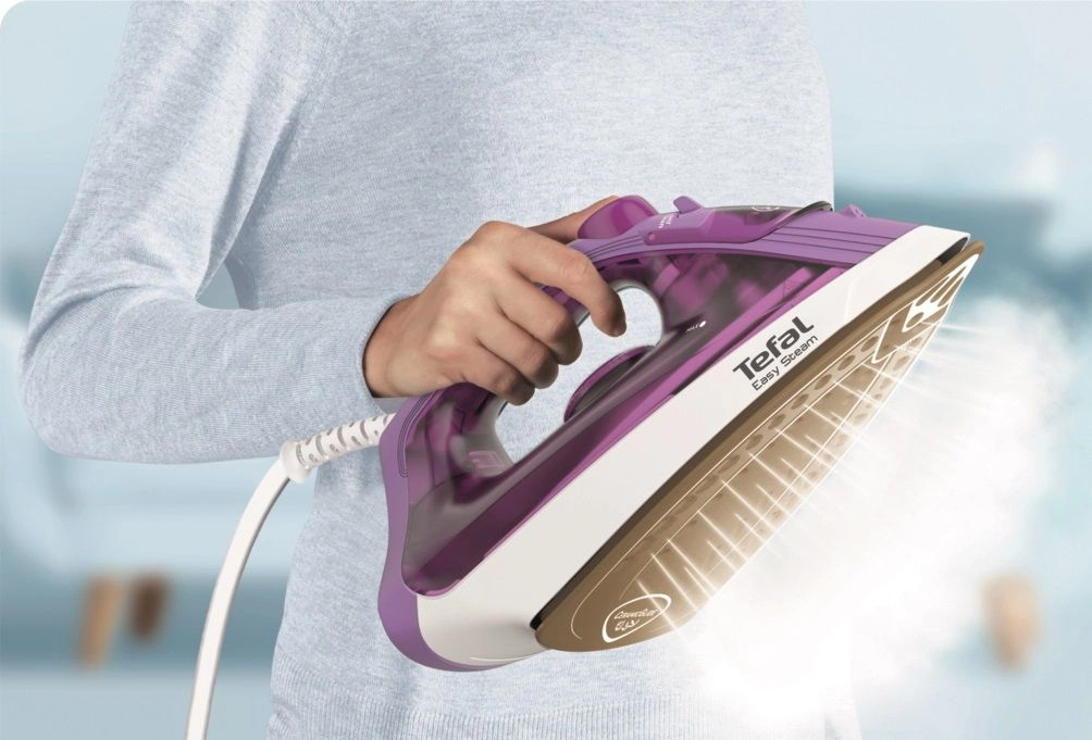 Утюг Tefal Steam Essential 2 FV1955E0 1400Вт фиолетовый/белый, фото 5