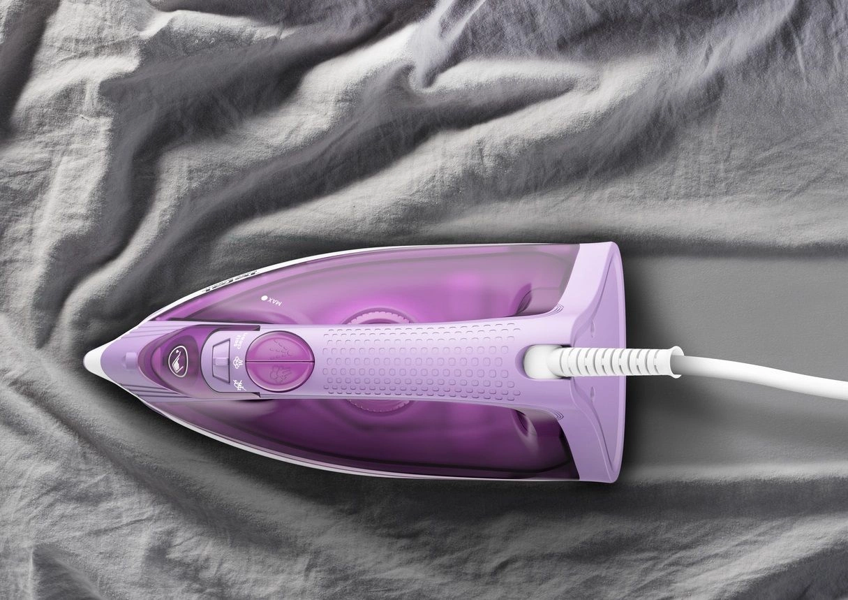 Утюг Tefal Steam Essential 2 FV1955E0 1400Вт фиолетовый/белый, фото 6